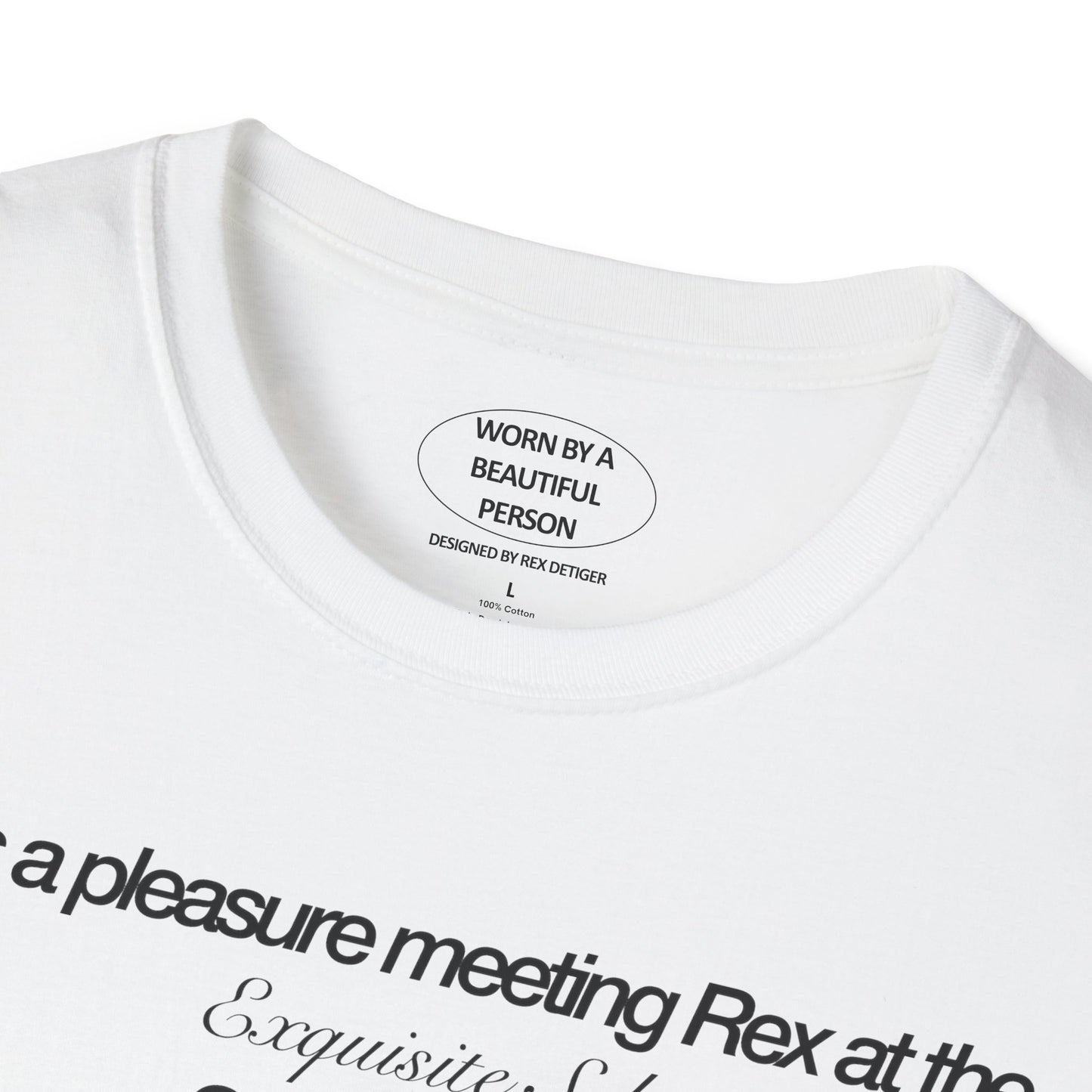 It was a pleasure meeting you at the Exquisite Selection from Charlot - Unisex Softstyle T-Shirt