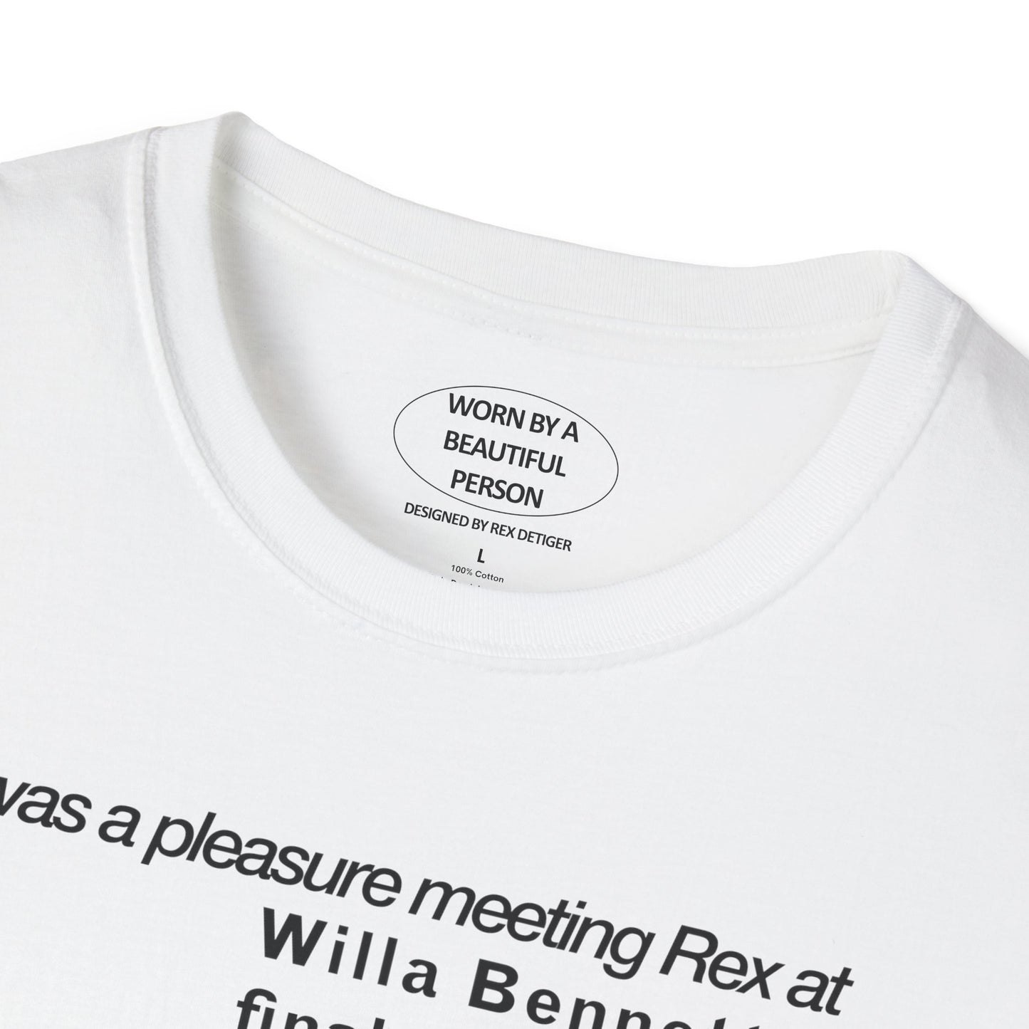 It was a pleasure meeting Rex at Willa's final party as highsnob editor in chief