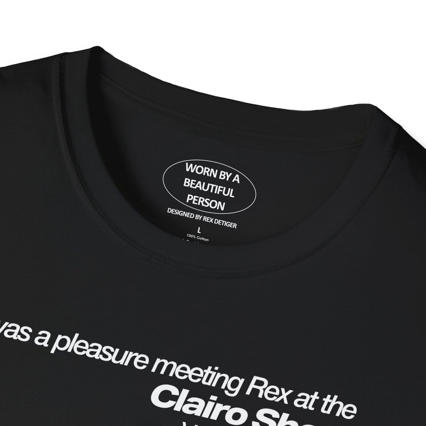 It was a pleasure meeting Rex at the clairo show