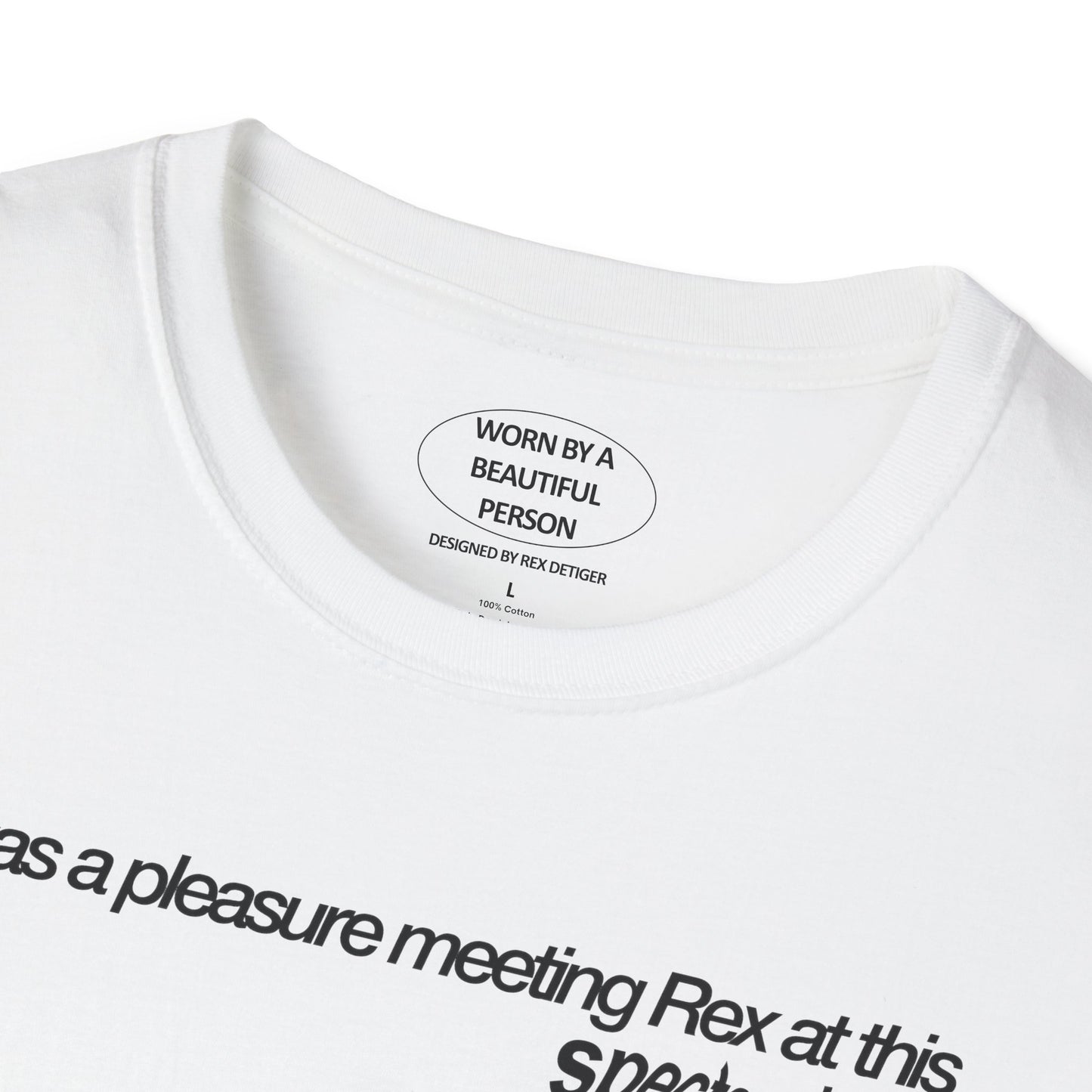 It was a pleasure meeting Rex at this spectacular Grammy Party 2024 - Unisex Softstyle T-Shirt
