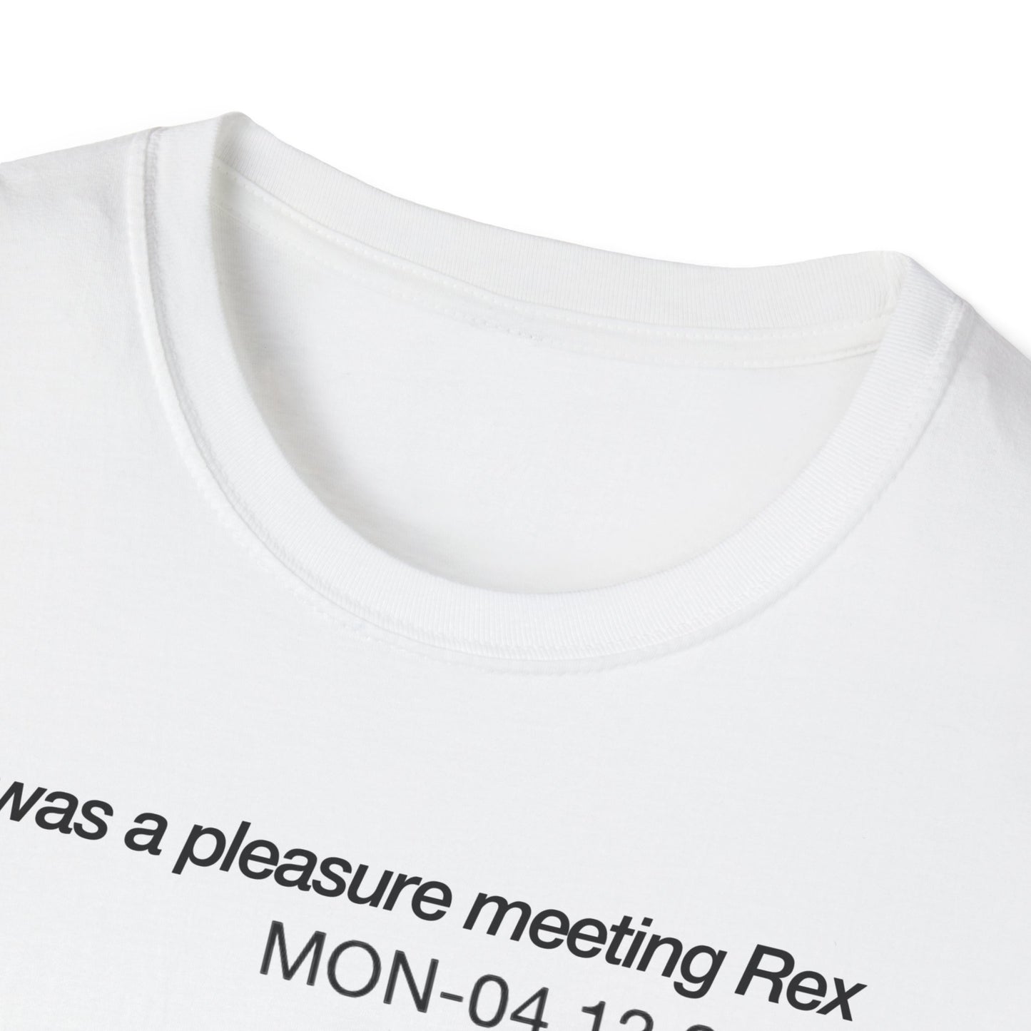 It was a pleasure meeting Rex MON-04.13.2026 Amsterdam