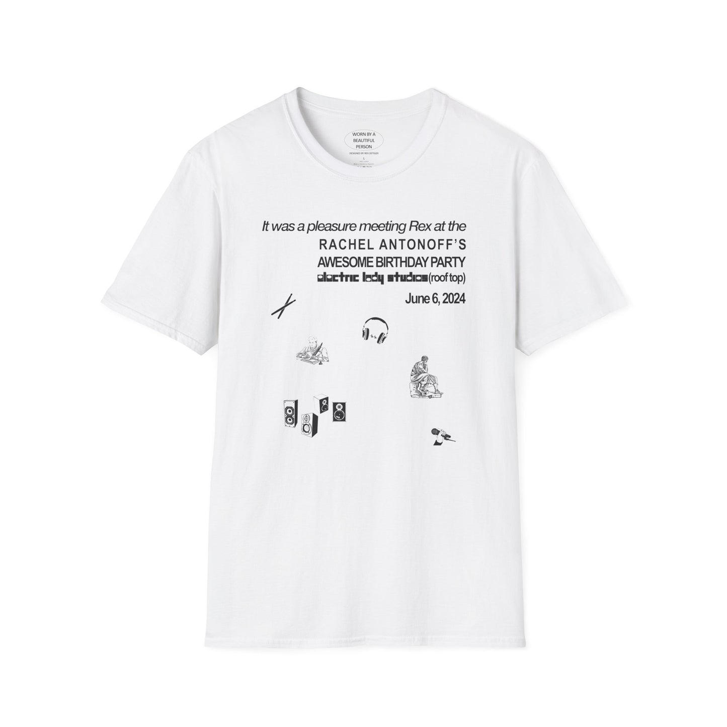 It was a pleasure meeting Rex at Rachel's Awesome Birthday Party - Unisex Softstyle T-Shirt
