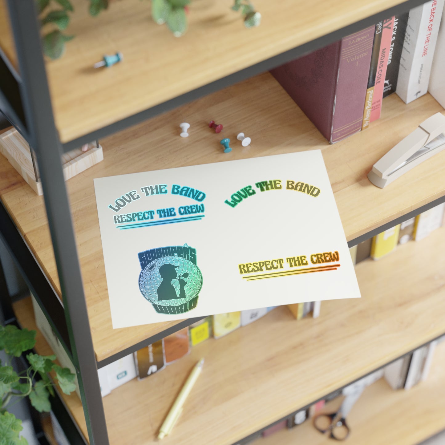 Love the Band, Respect the Crew - Scoomper's World - Sticker Sheets