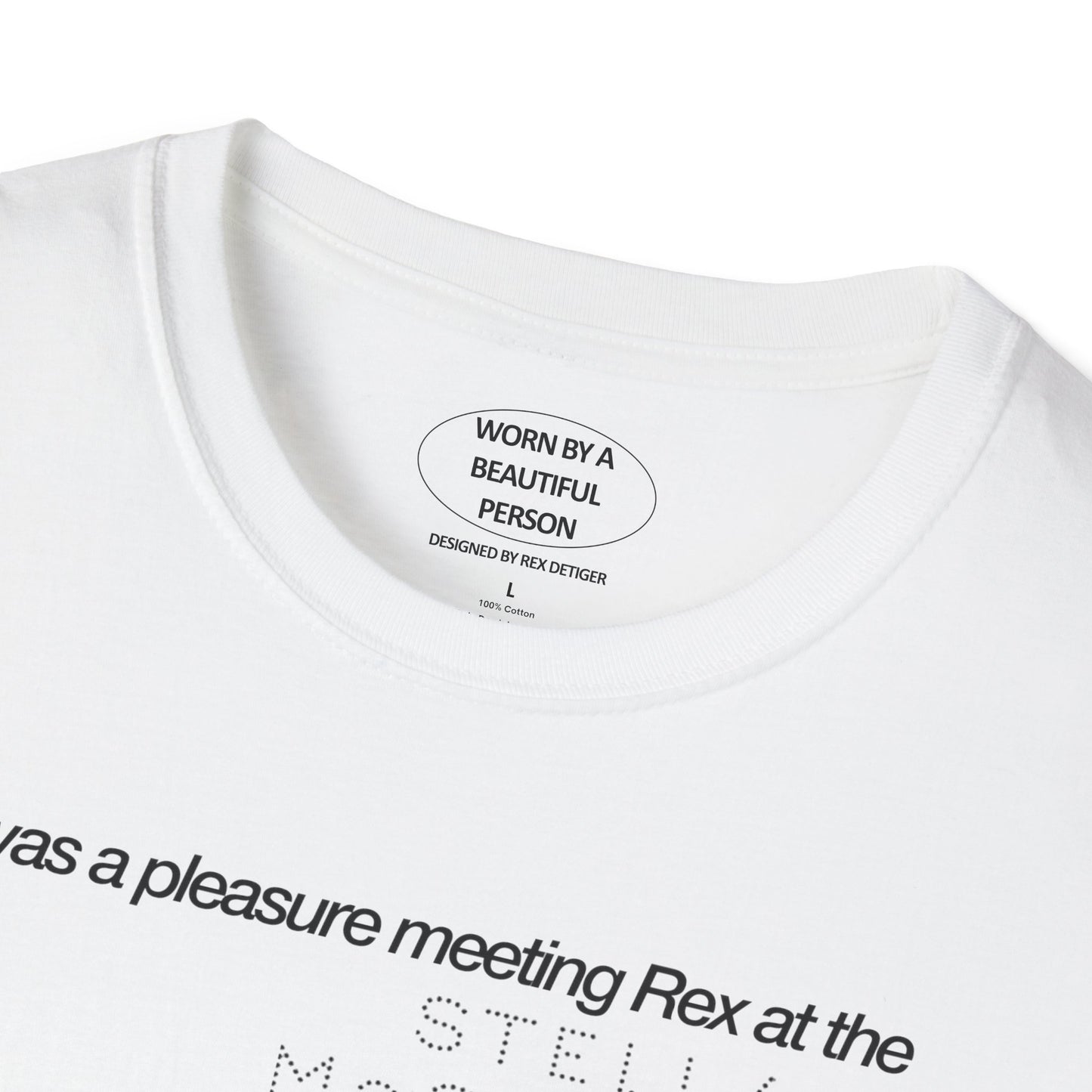It was a pleasure meeting Rex at the Stella McCartney NYFW party with PETA