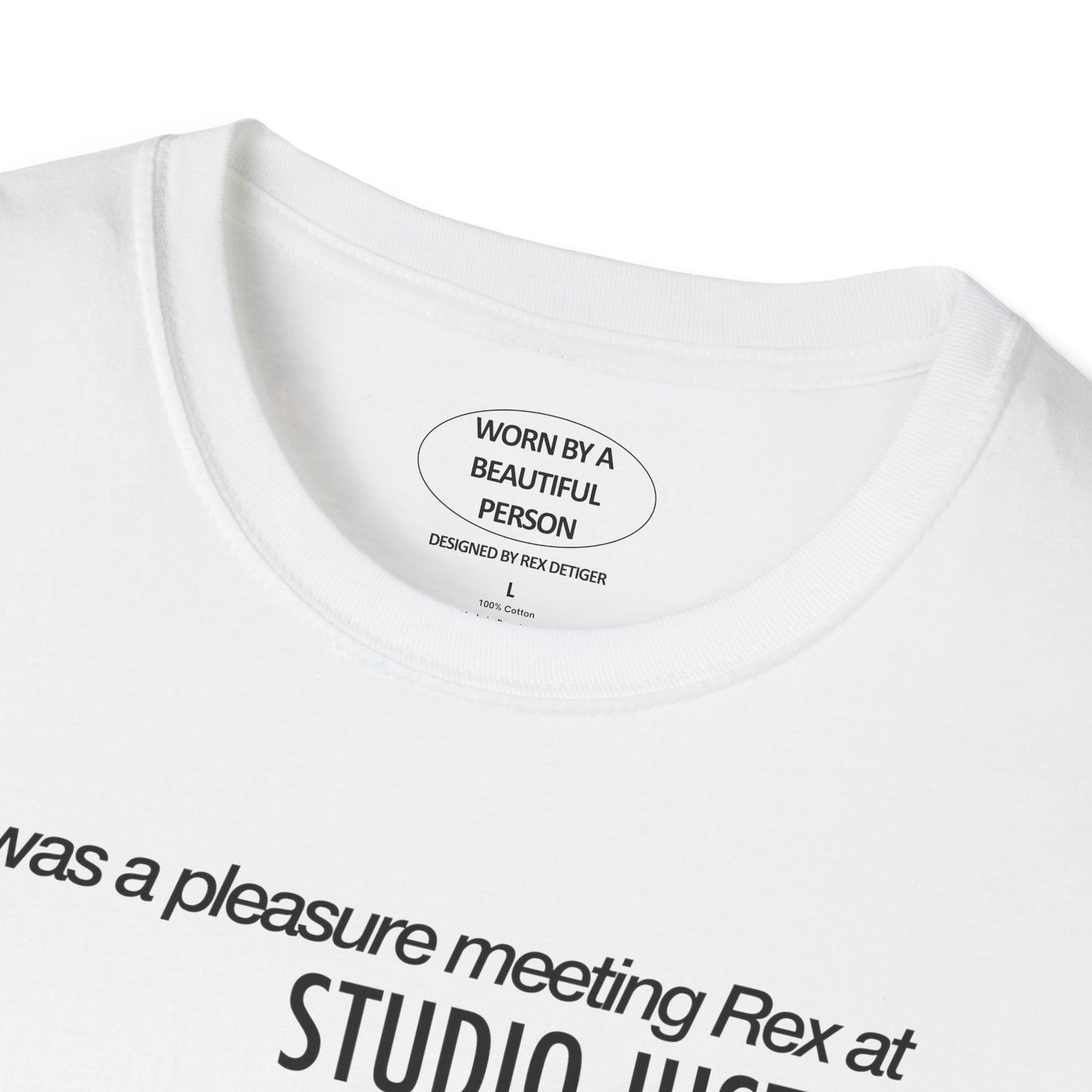 It was a pleasure meeting Rex at Studio Justin