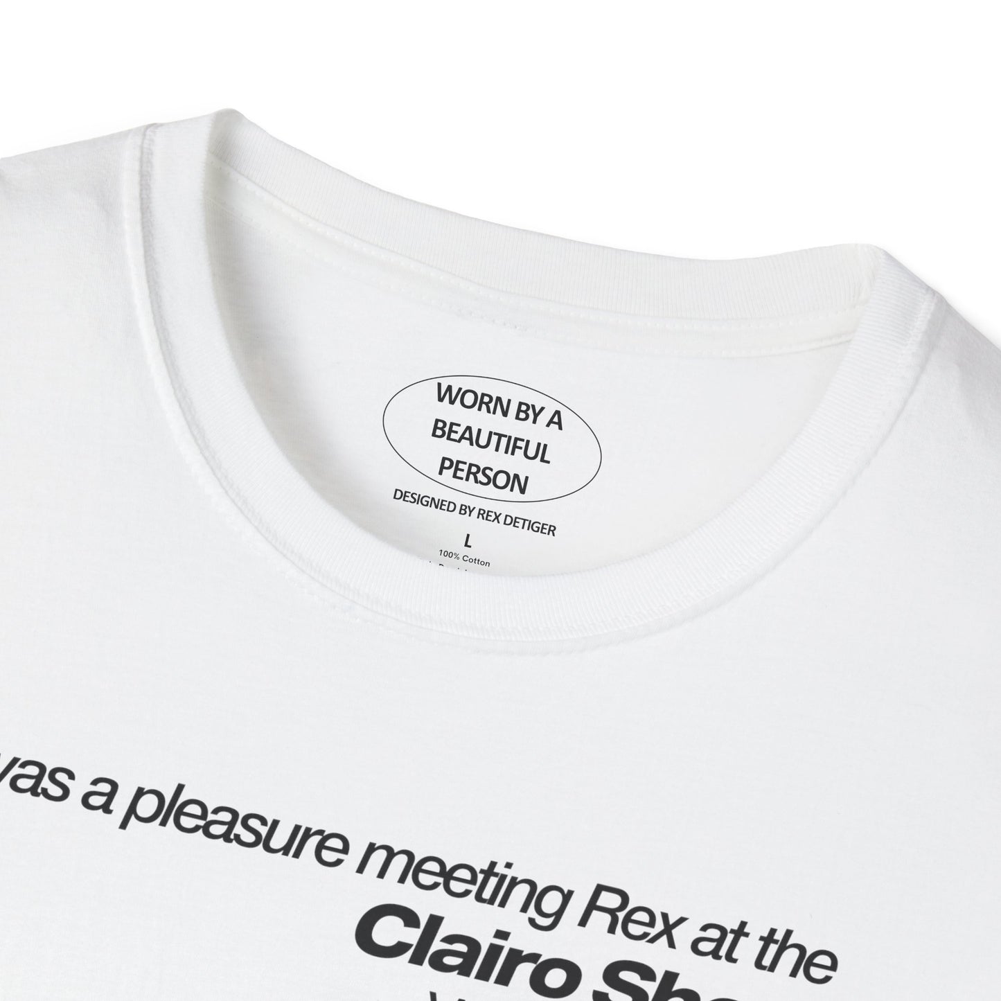 It was a pleasure meeting Rex at the clairo show
