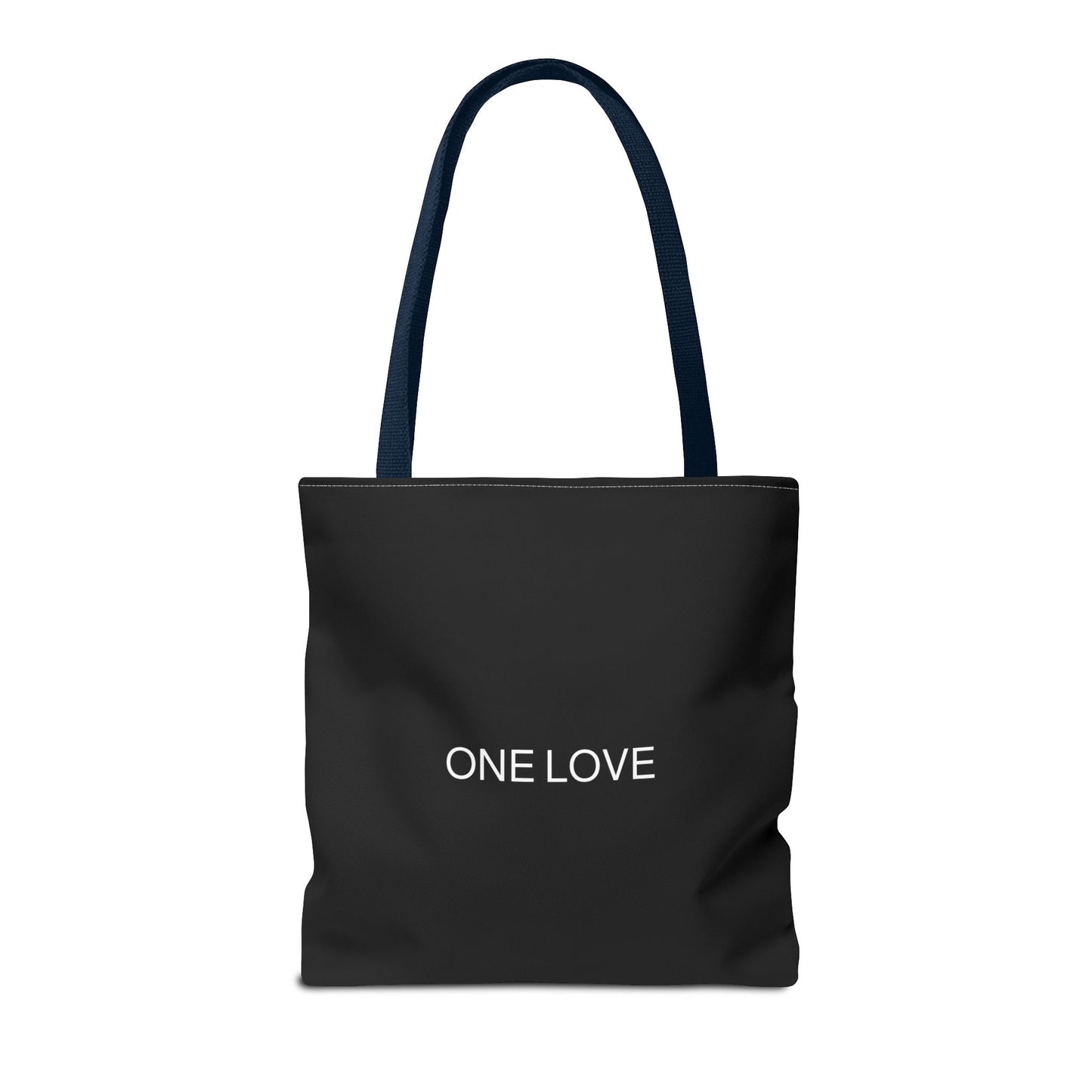 REX SAYS BLESS - Tote Bag - BLACK - CHOOSE HANDLE COLOR AND SIZE