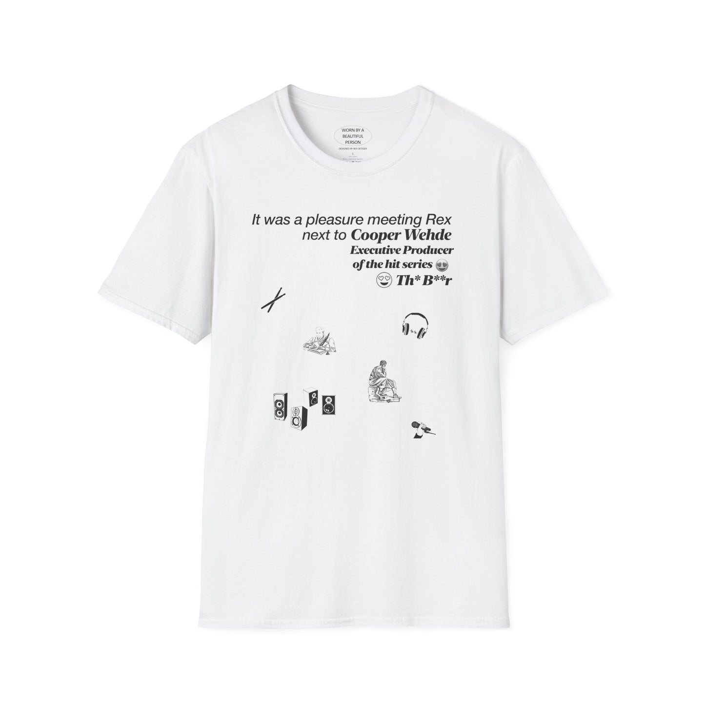It was a pleasure meeting Rex next to Cooper Wehde - Unisex Softstyle T-Shirt