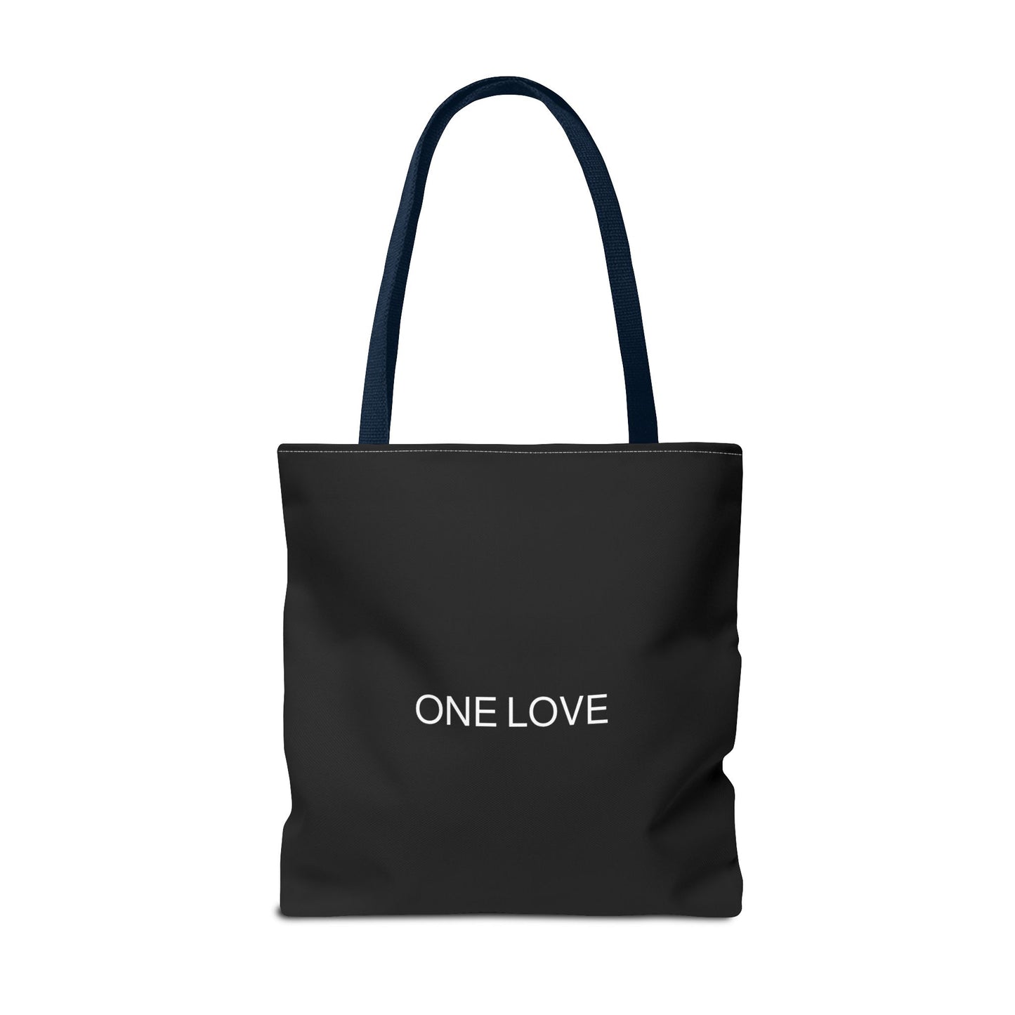 REX SAYS BLESS - Tote Bag - BLACK - CHOOSE HANDLE COLOR AND SIZE