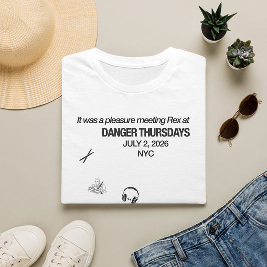 It was a pleasure meeting Rex at danger thursdays july 2 2026
