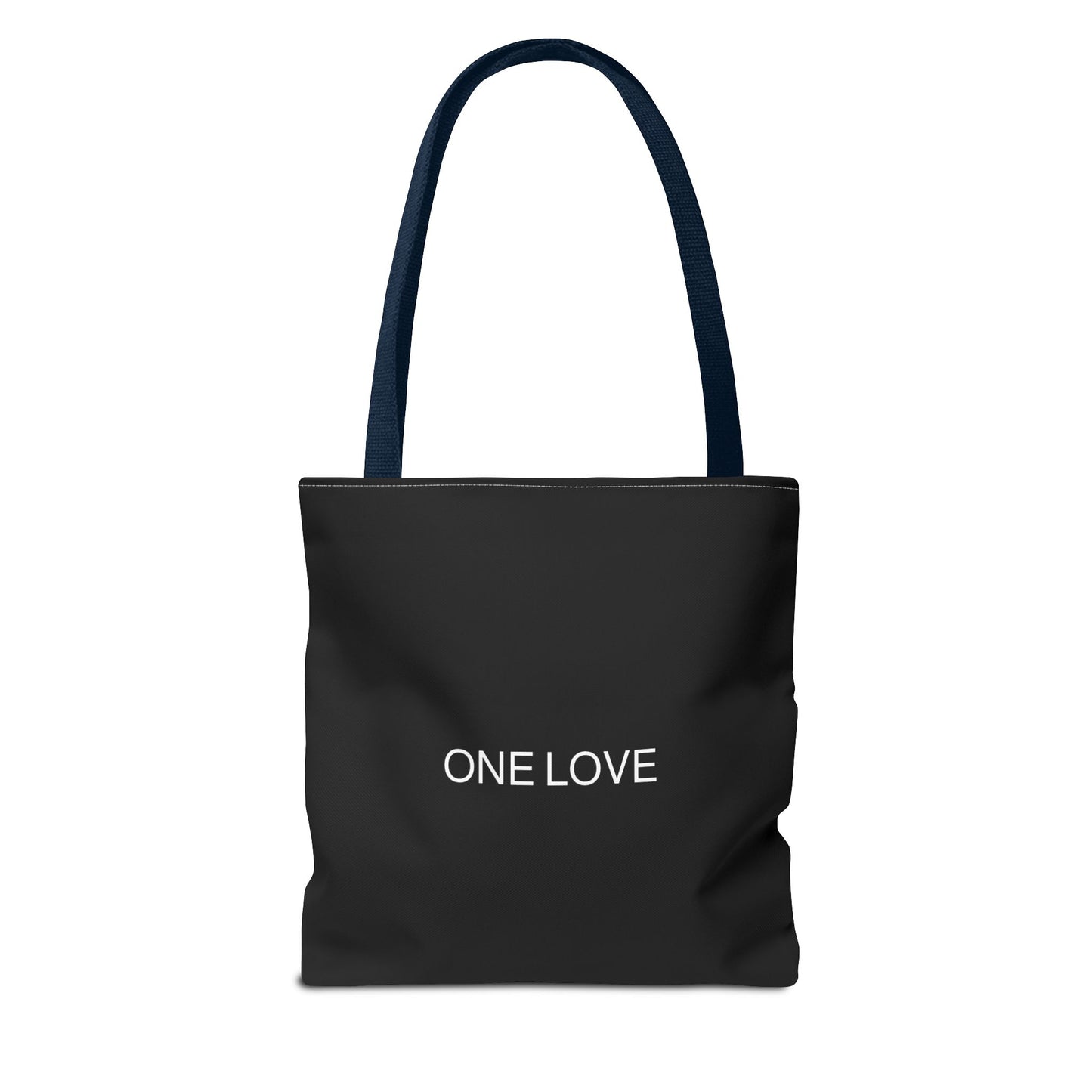 REX SAYS BLESS - Tote Bag - BLACK - CHOOSE HANDLE COLOR AND SIZE