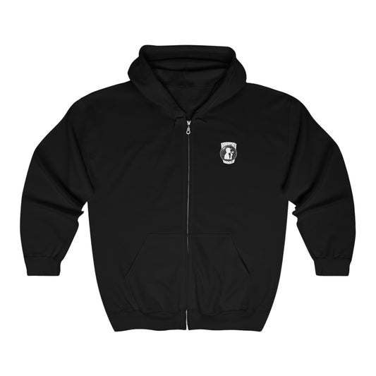 Scoomper's World - Love the Band, Respect the Crew - Unisex Heavy Blend™ Full Zip Hooded Sweatshirt
