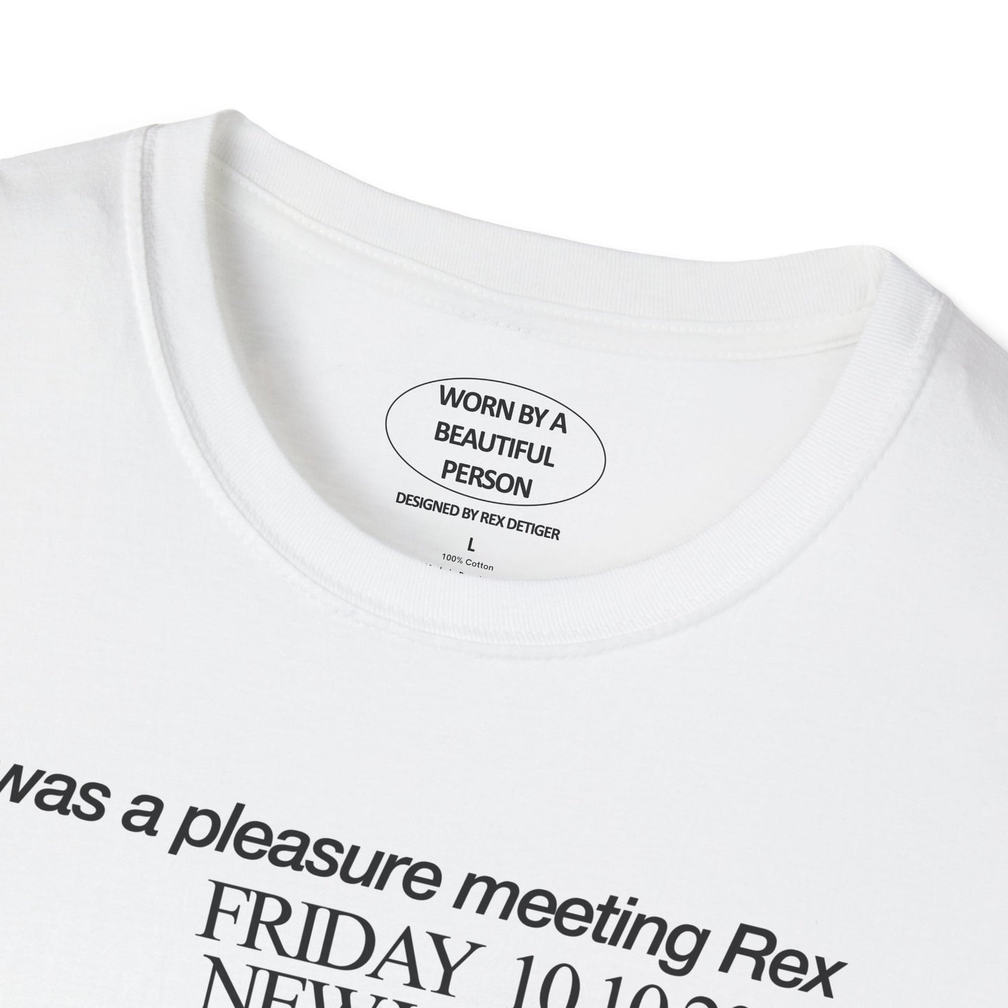 It was a pleasure meeting Rex Friday 10.10.2025 NYC