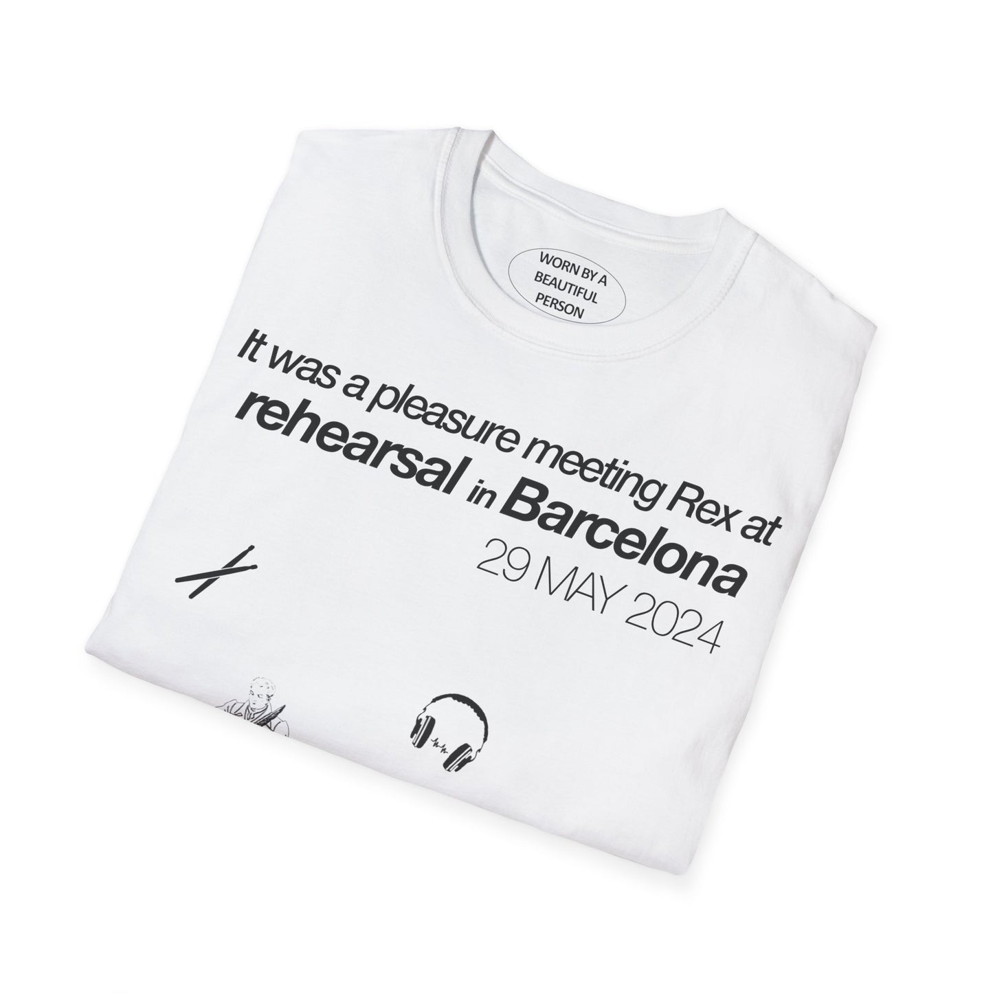 rehearsal in barcelona - Unisex Softstyle T-Shirt