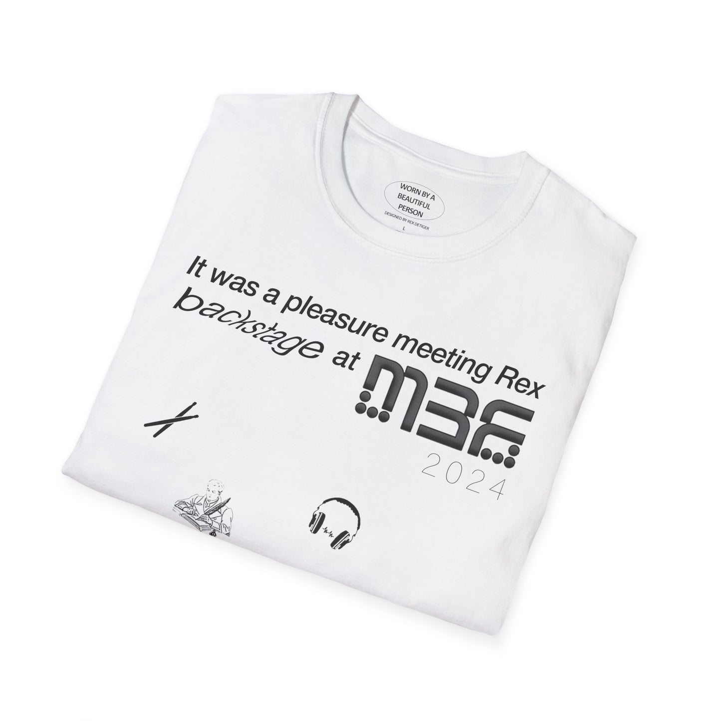 It was a pleasure meeting Rex backstage at M3F 2024 - Unisex Softstyle T-Shirt