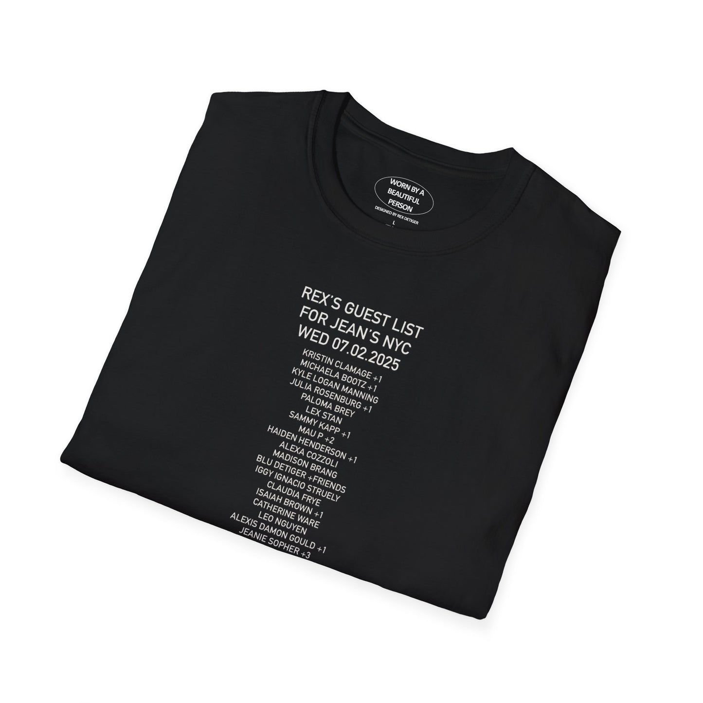 Rex's Guest List for Jean's NYC 07.02.2025