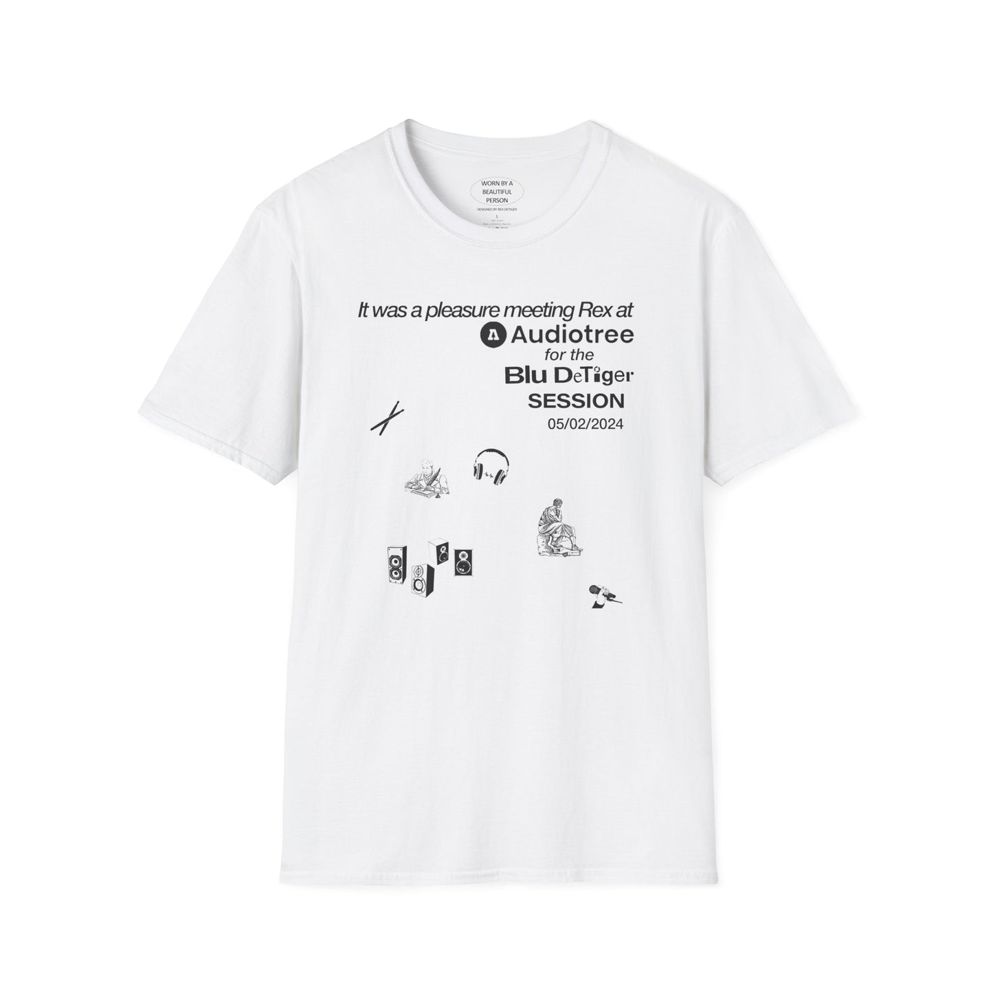 It was a pleasure meeting Rex at Audiotree - Unisex Softstyle T-Shirt