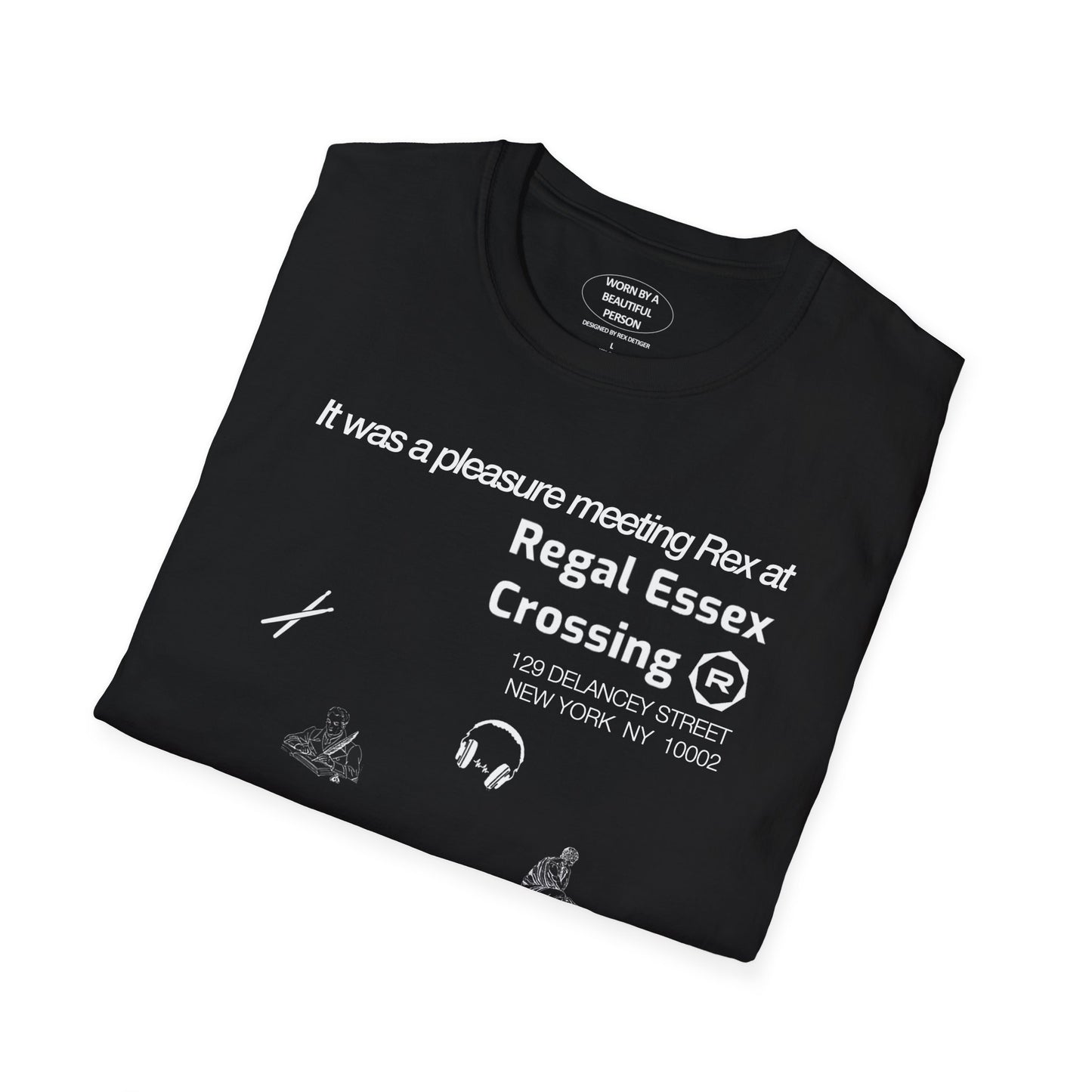 It was a pleasure meeting Rex at Regal Essex Crossing - Unisex Softstyle T-Shirt
