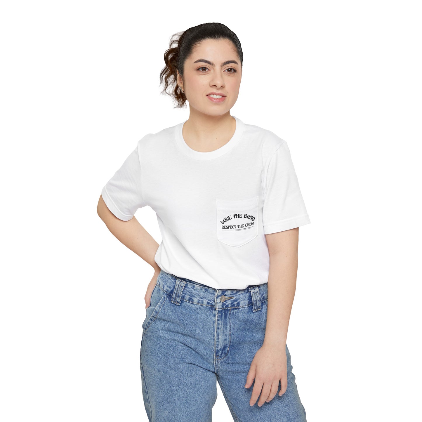 Love the Band, Respect the Crew - Scoomper's World - Unisex Pocket T-shirt