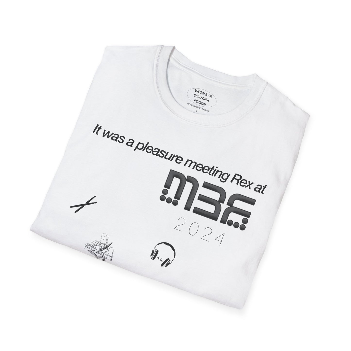 It was a pleasure meeting Rex at M3F 2024 - Unisex Softstyle T-Shirt