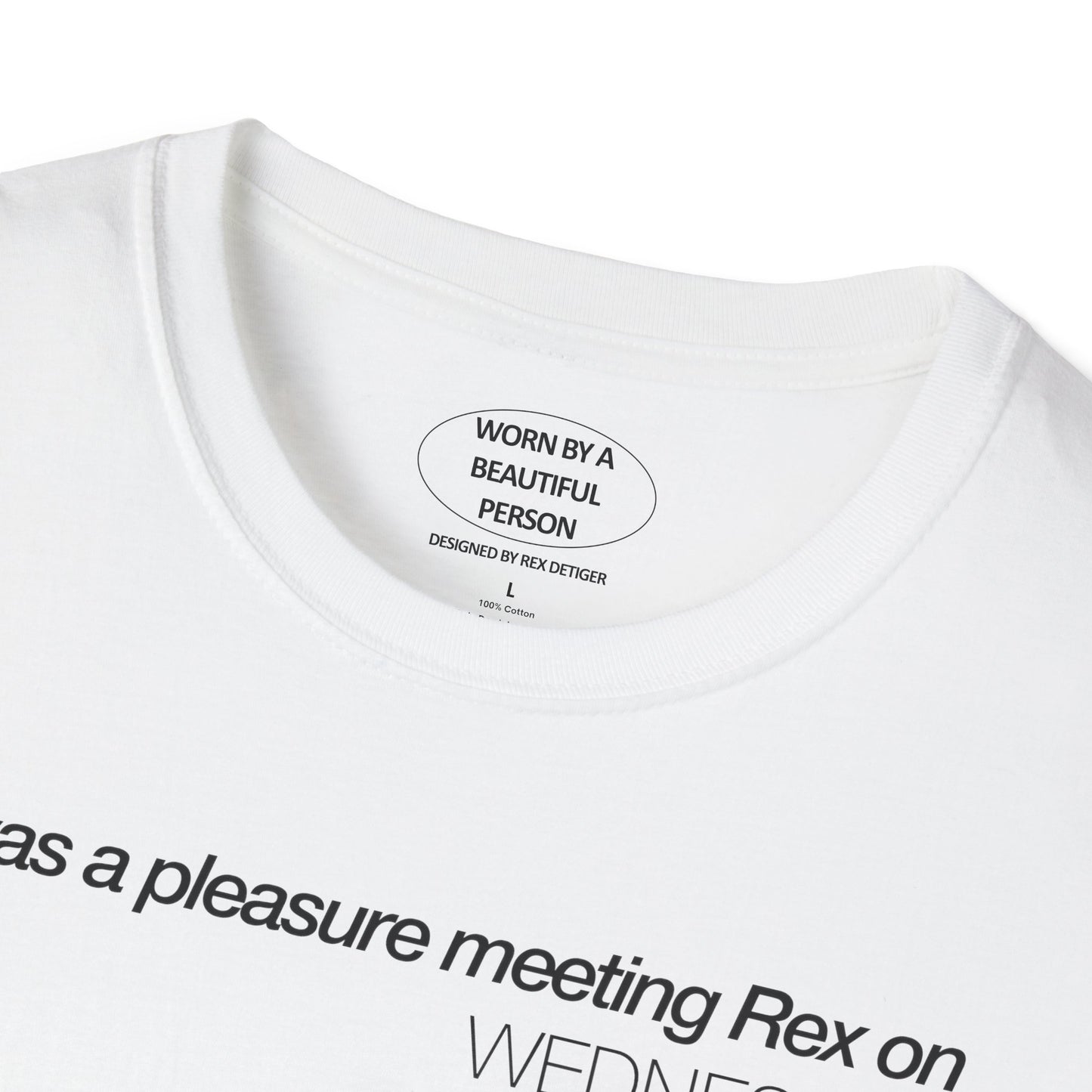 It was a pleasure meeting Rex on Wednesday 05.15.2024 NYC - Unisex Softstyle T-Shirt