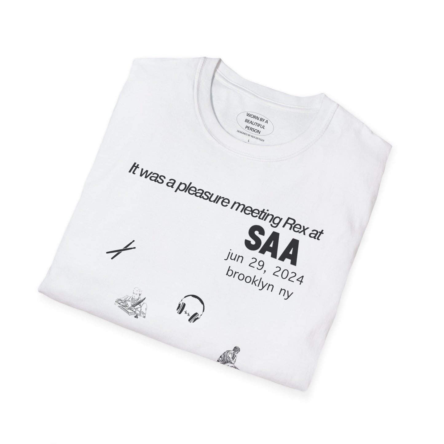 It was a pleasure meeting Rex at SAA June 29 2024 - Unisex Softstyle T-Shirt