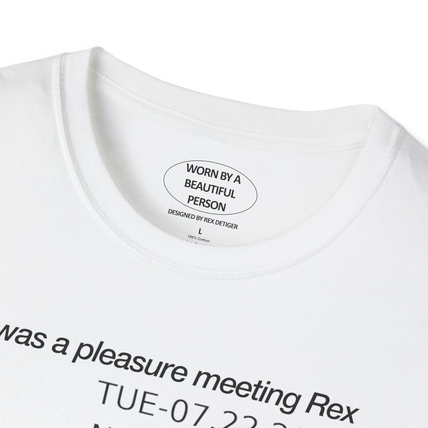 It was a pleasure meeting Rex Tuesday 07.22.2025 NYC