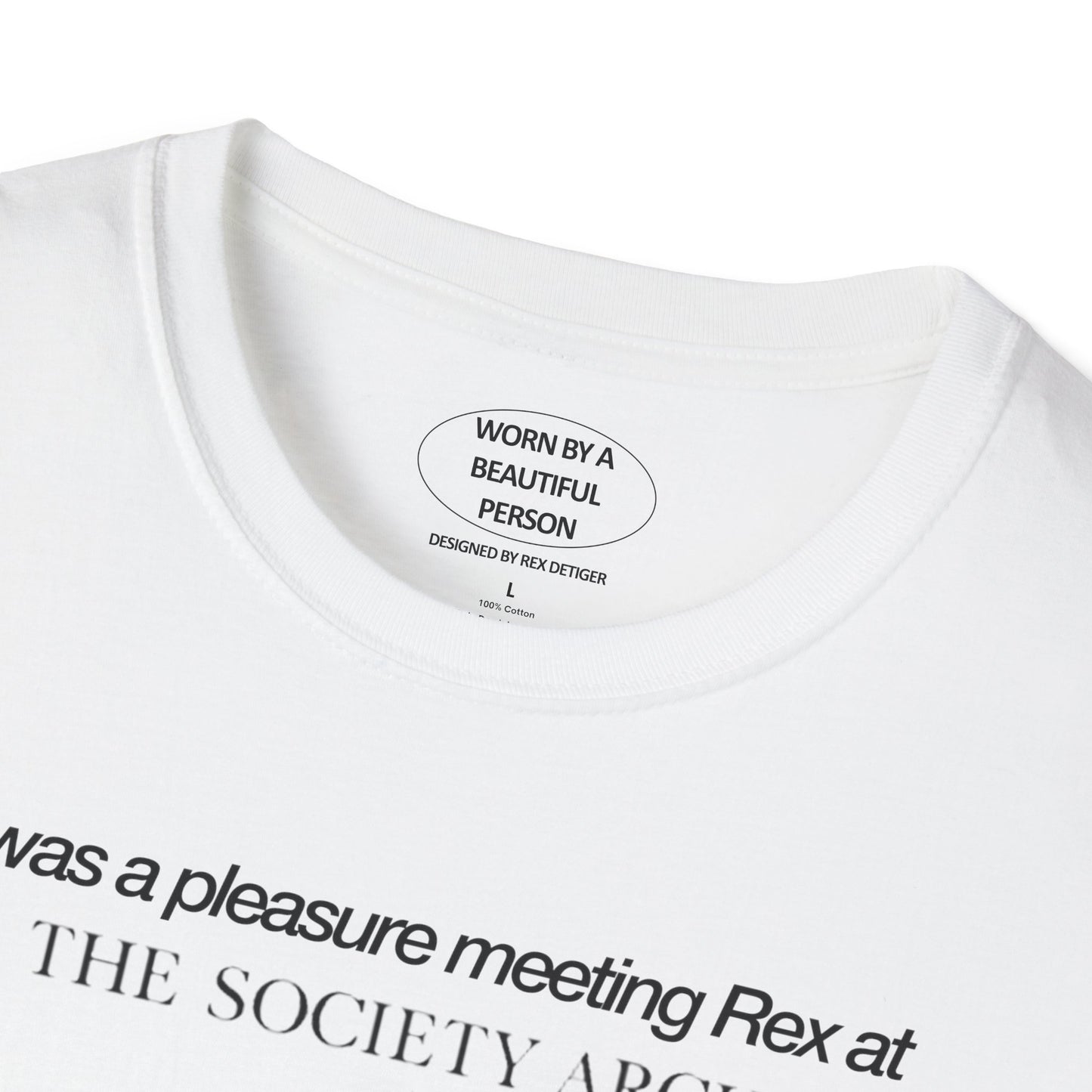 It was a pleasure meeting Rex at the society archive
