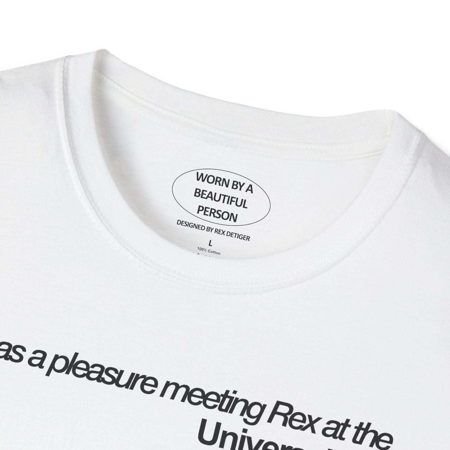It was a pleasure meeting Rex at the Universal Music Group After Party for the Grammy Awards 2024 - Unisex Softstyle T-Shirt