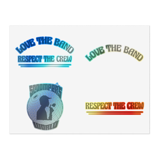 Love the Band, Respect the Crew - Scoomper's World - Sticker Sheets