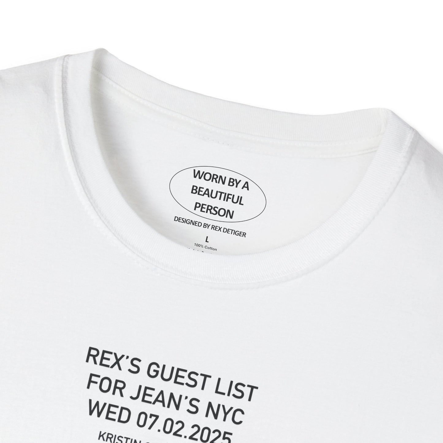 Rex's Guest List for Jean's NYC 07.02.2025