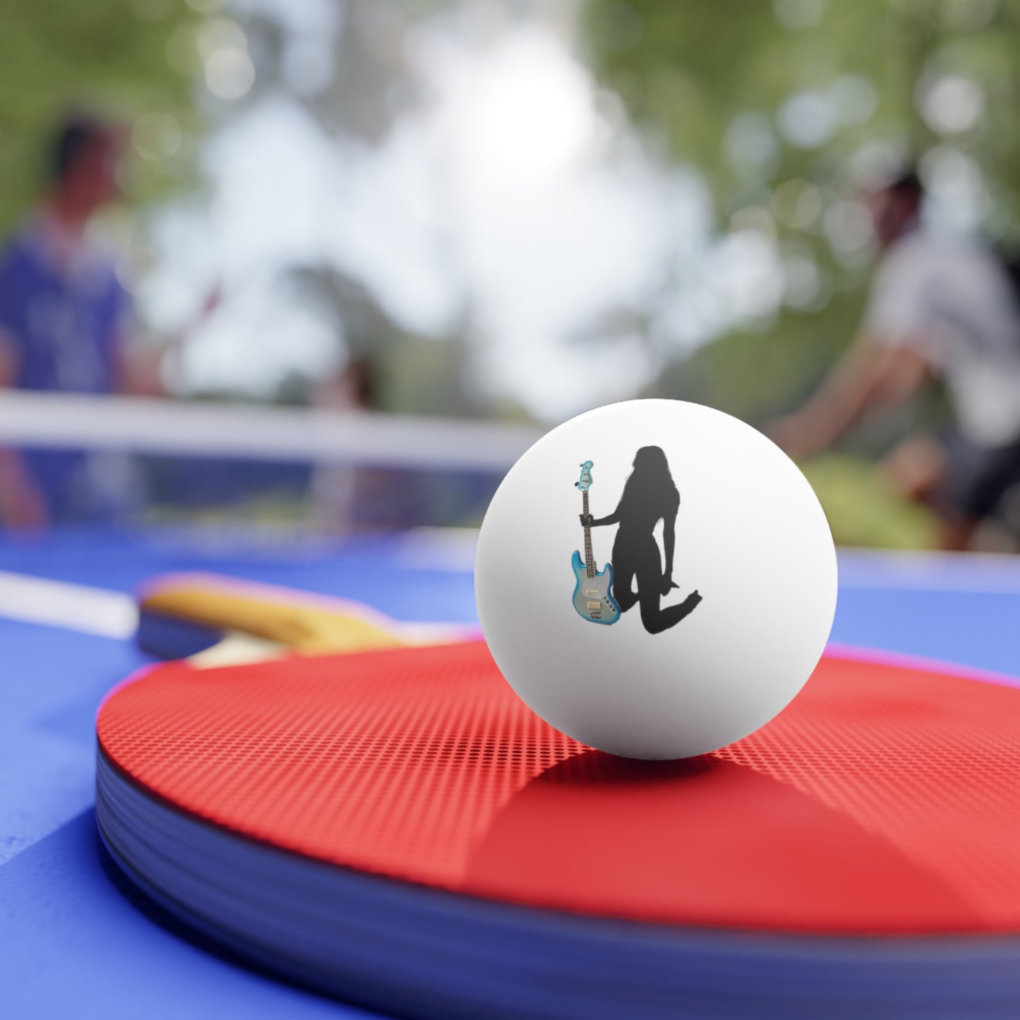 Blu Silhouette - Ping Pong Balls, 6 pcs