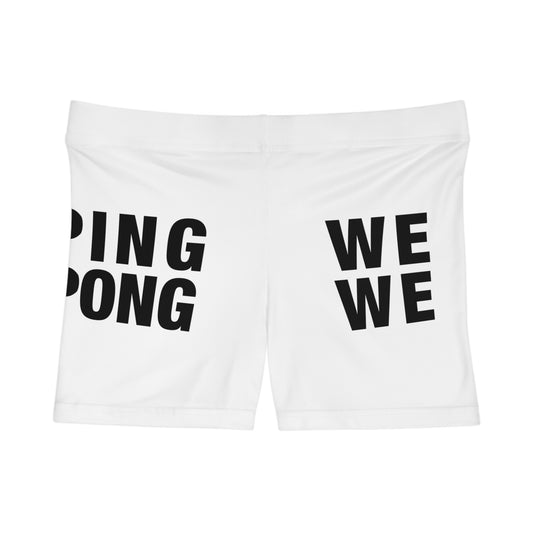 We Ping We Pong We Sing We Song - Women's Shorts (AOP)