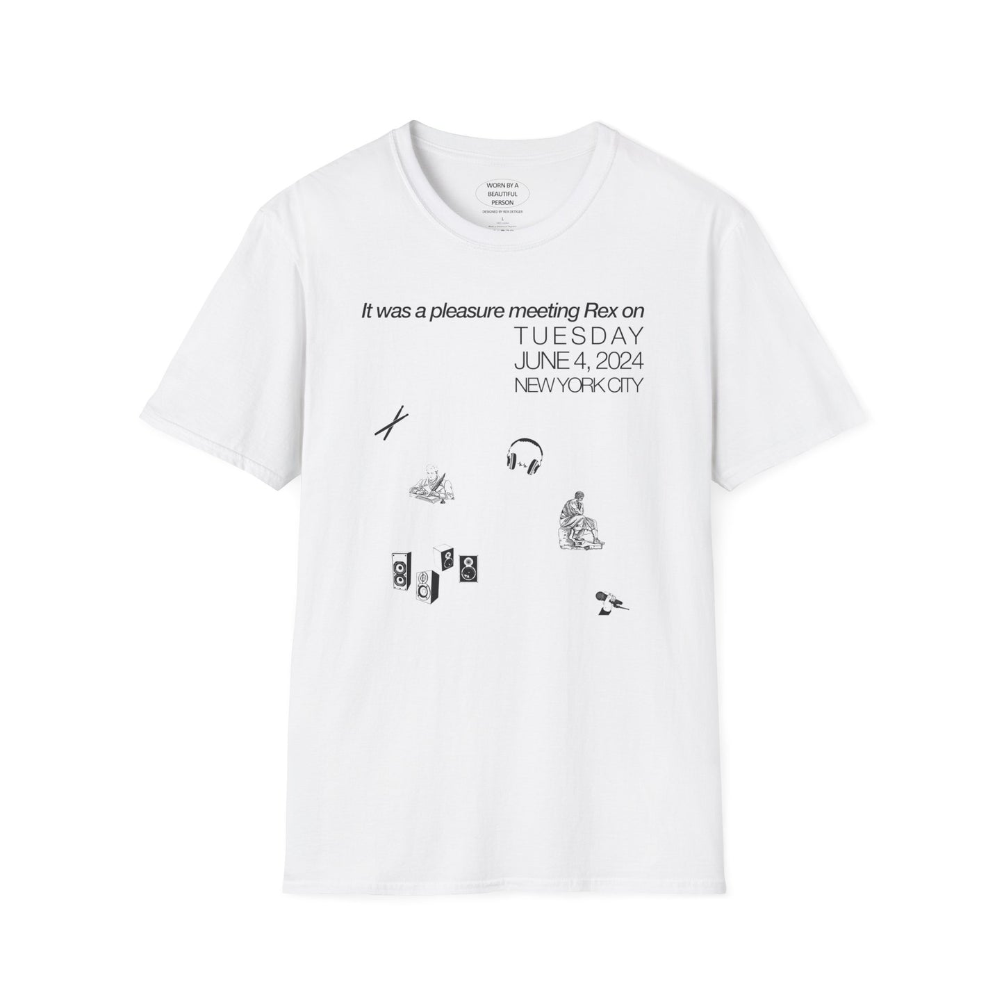 It was a pleasure meeting Rex June 4 2024 - Unisex Softstyle T-Shirt