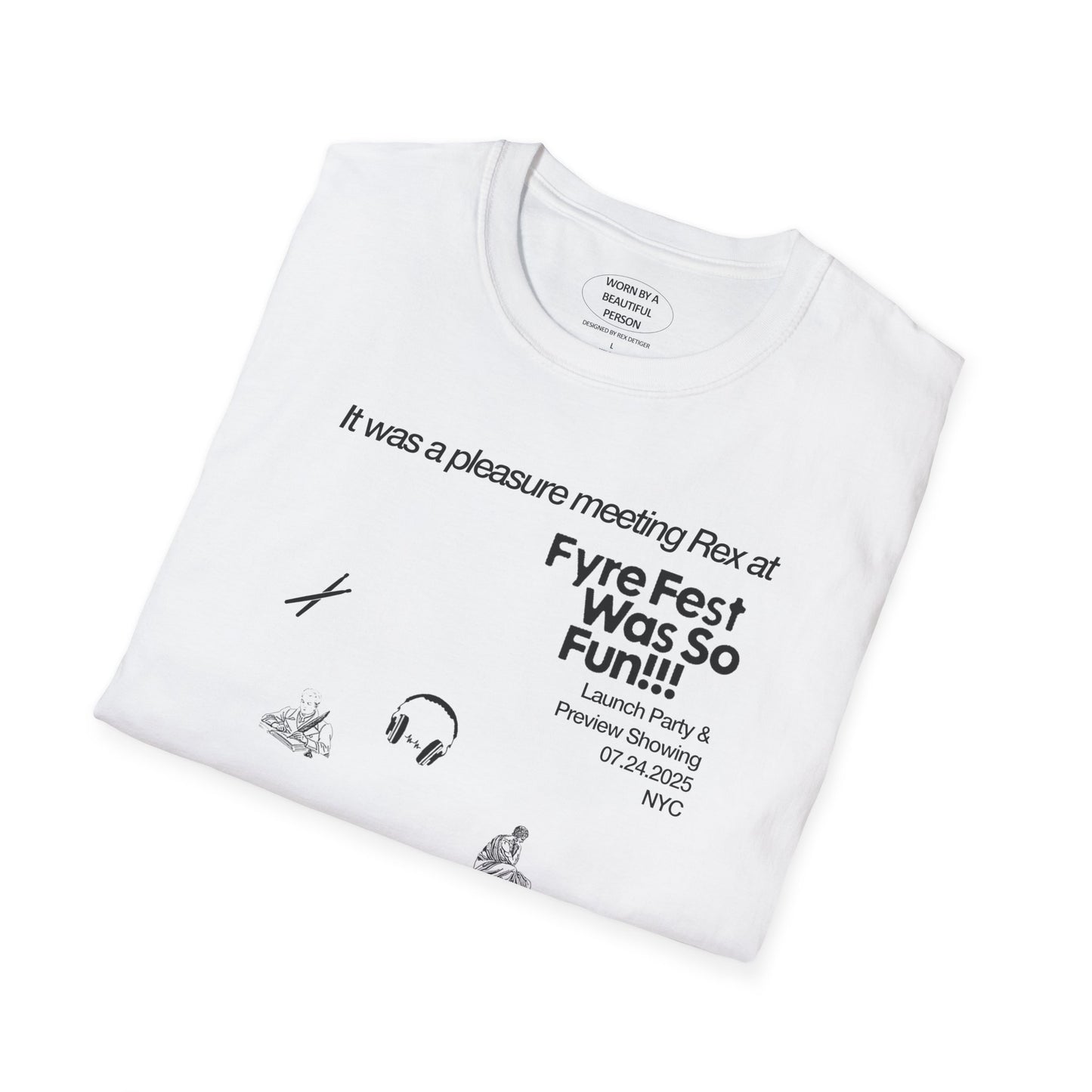 It was a pleasure meeting Rex at Fyre Fest Was So Fun launch party and preview showing