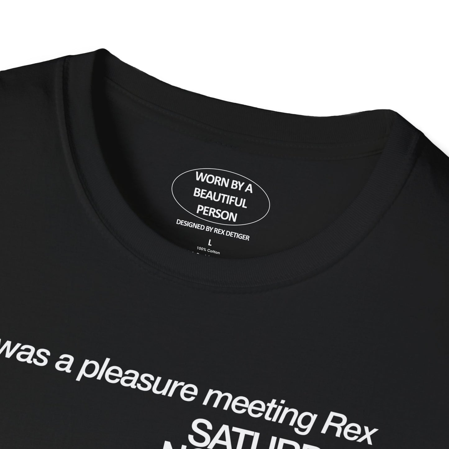 It was a pleasure meeting Rex saturday nov 23 2024 nyc