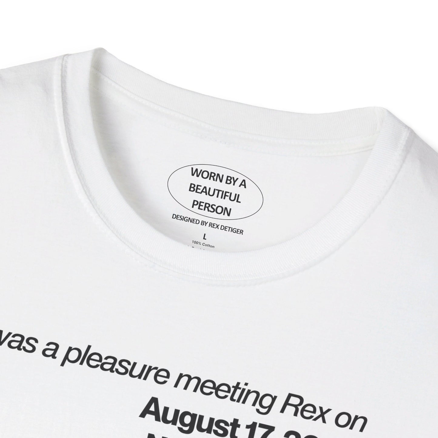 It was a pleasure meeting Rex on August 17, 2024 in NYC