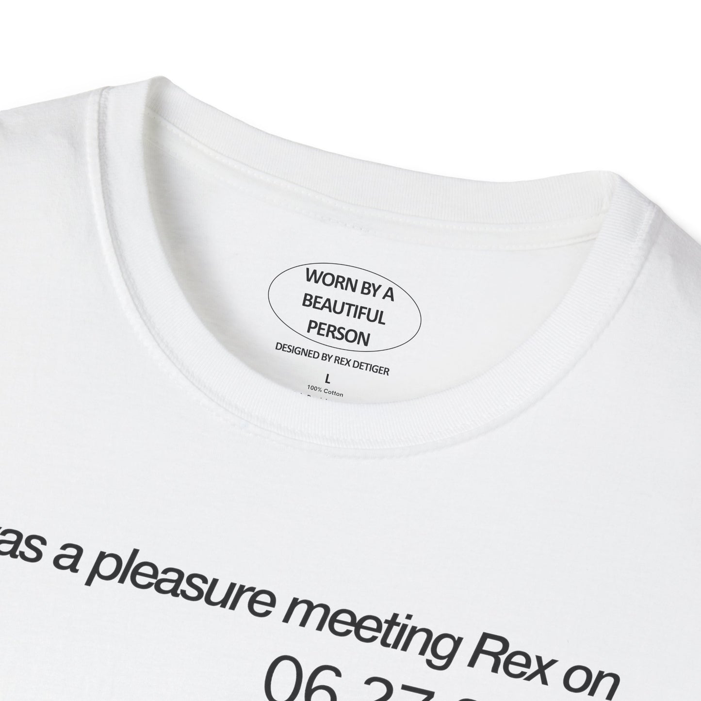 It was a pleasure meeting Rex on 06.27.2024 NYC - Unisex Softstyle T-Shirt