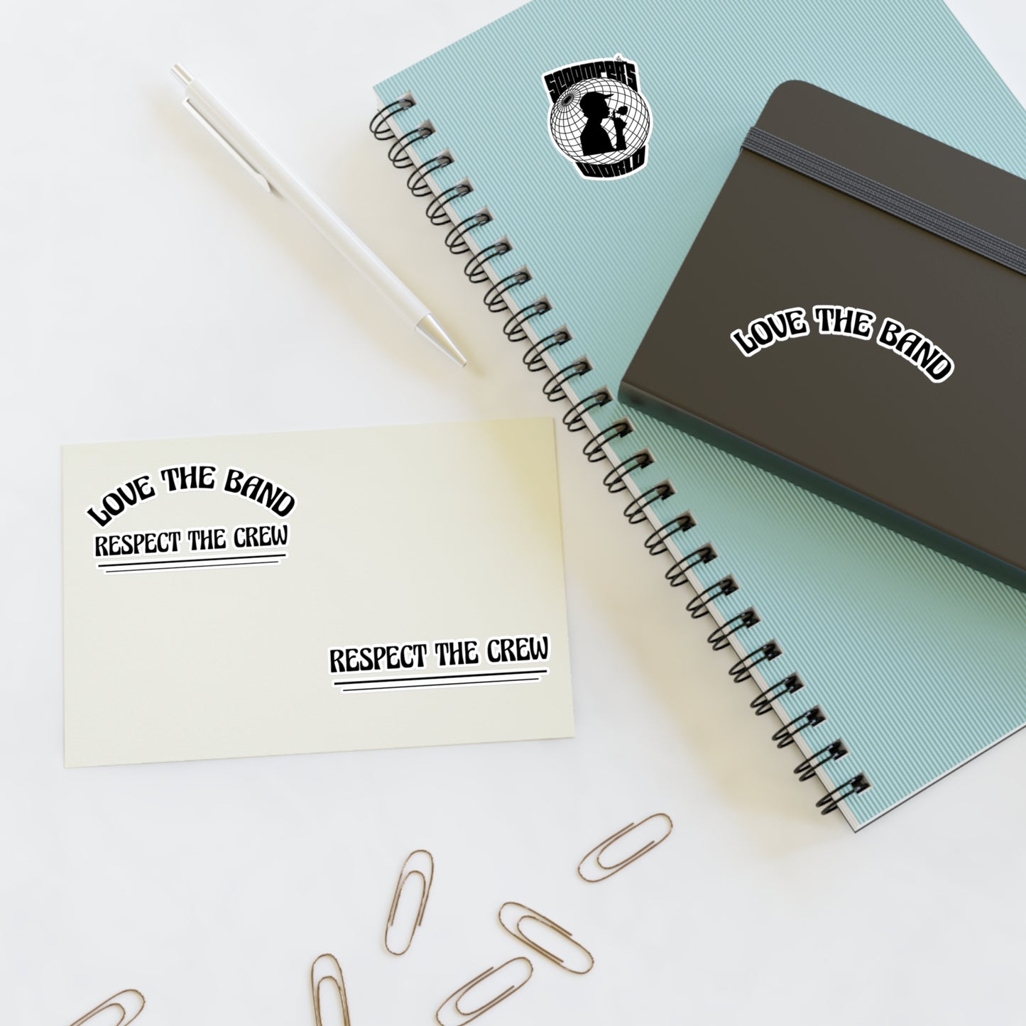 Love the Band, Respect the Crew - Scoomper's World - Sticker Sheets