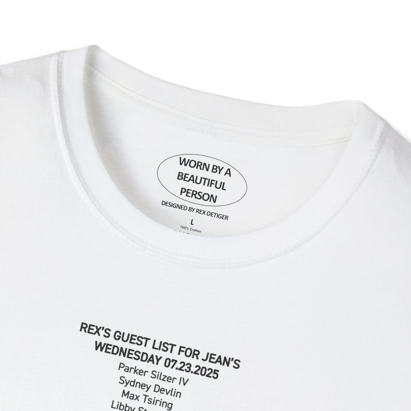 Rex's Guest List for Jean's NYC 07.23.2025