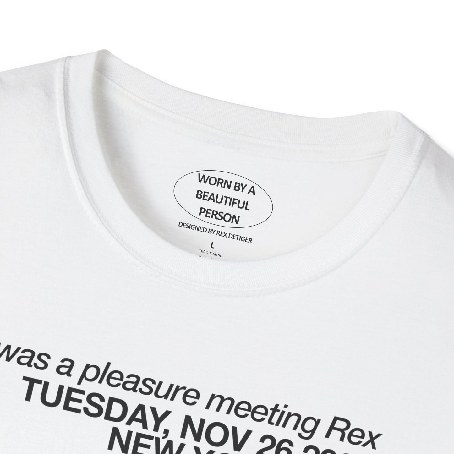 It was a pleasure meeting Rex Tuesday Nov 26 2024 nyc