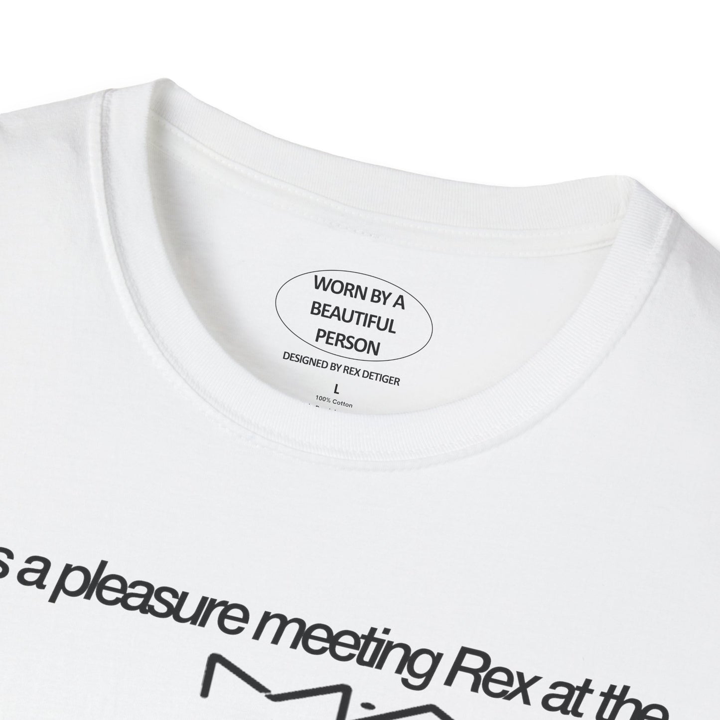 It was a pleasure meeting Rex at the MAC NYFW invite-only pop-up Unisex Softstyle T-Shirt