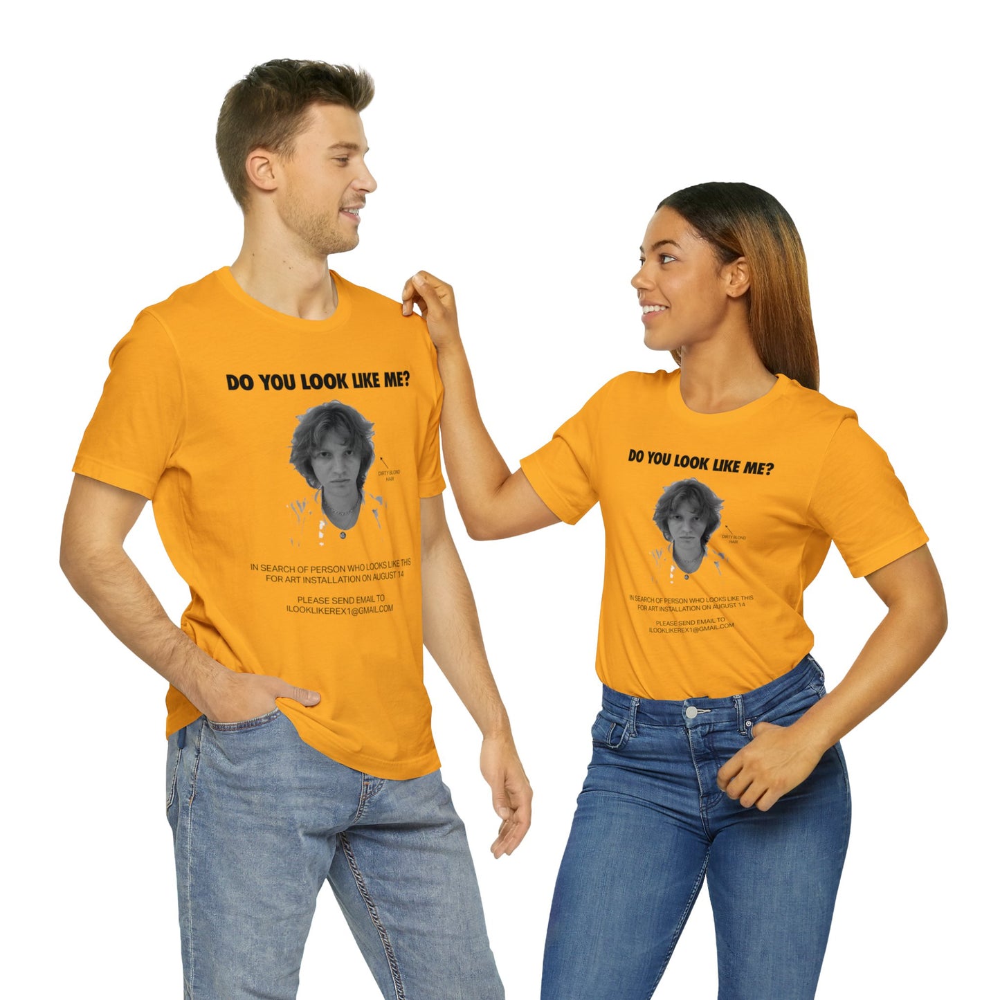 DO YOU LOOK LIKE ME - Unisex Jersey Short Sleeve Tee - INTERNATIONAL SHIPPING