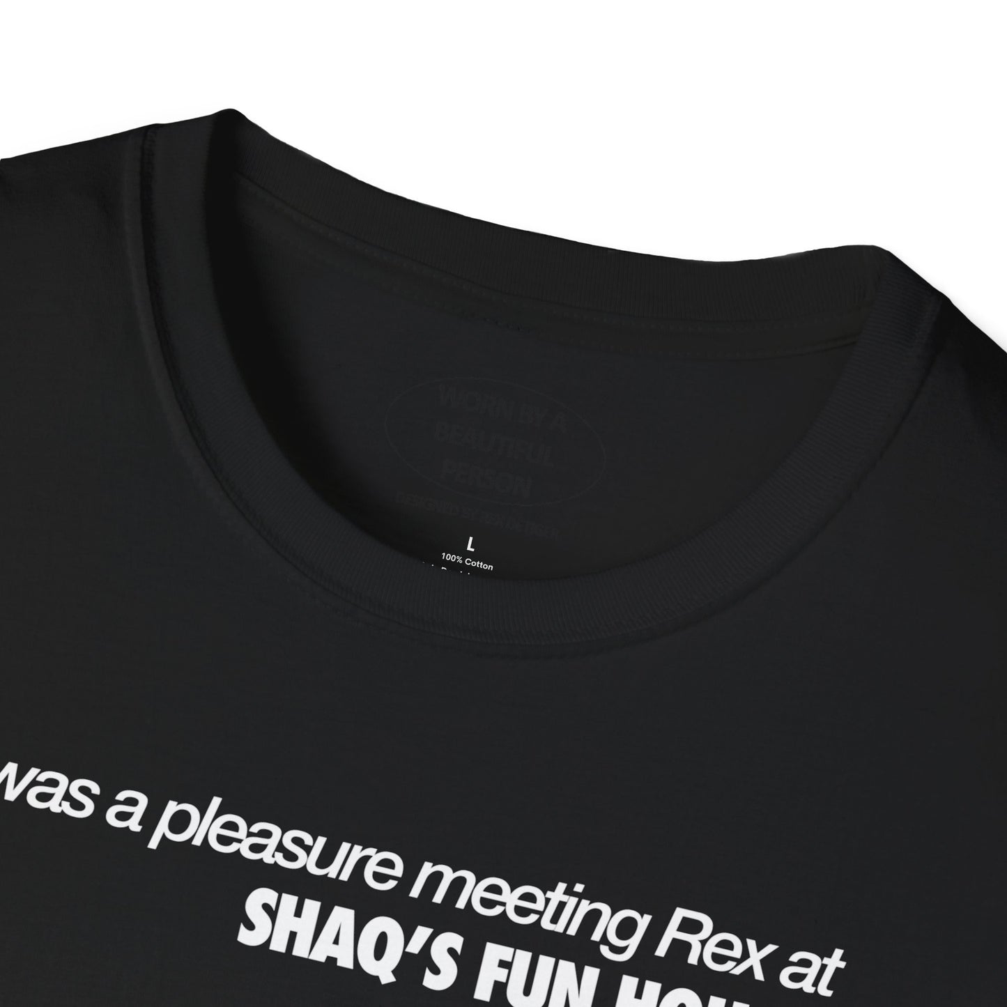 It was a pleasure meeting Rex at shaq's funhouse