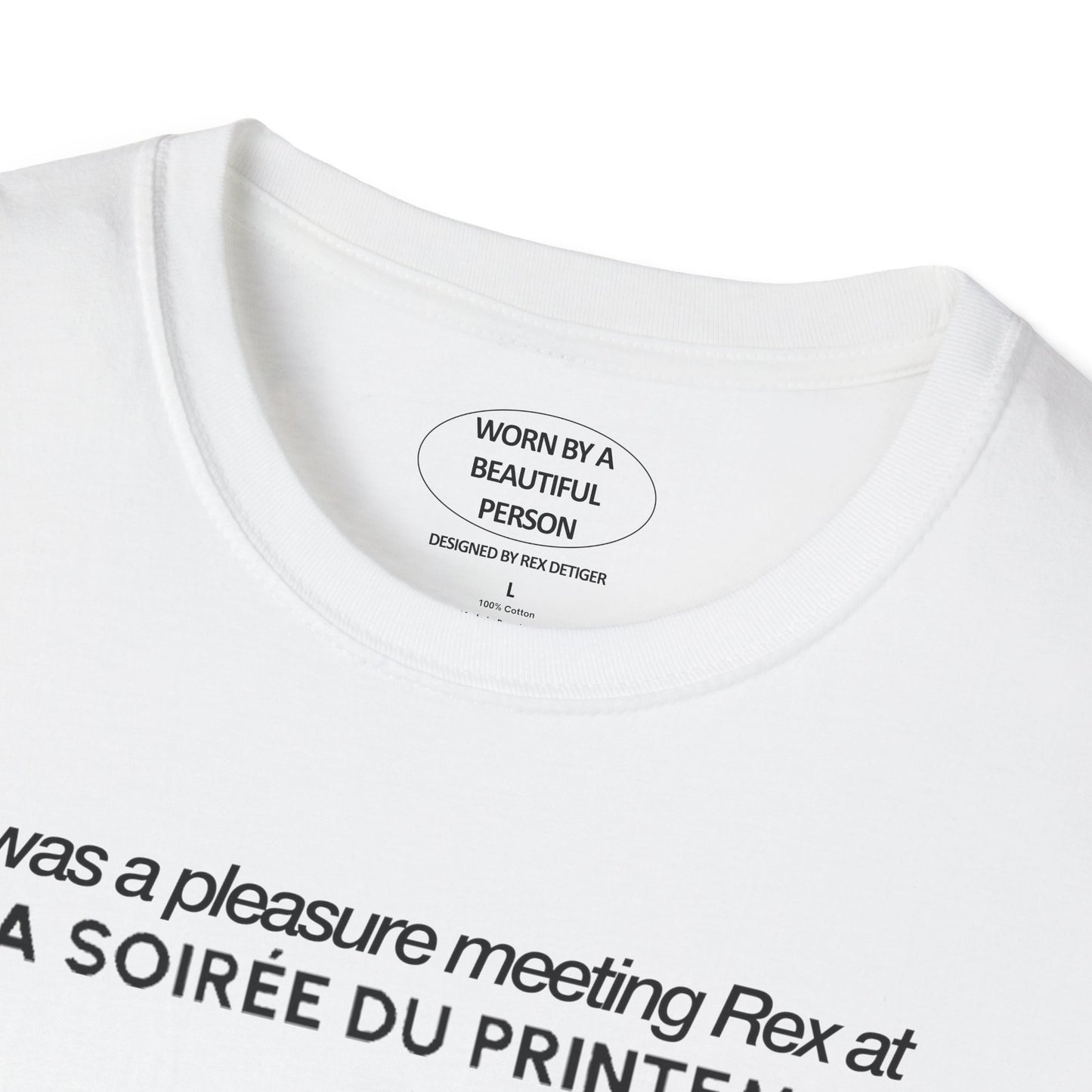 It was a pleasure meeting Rex at PRINTEMPS