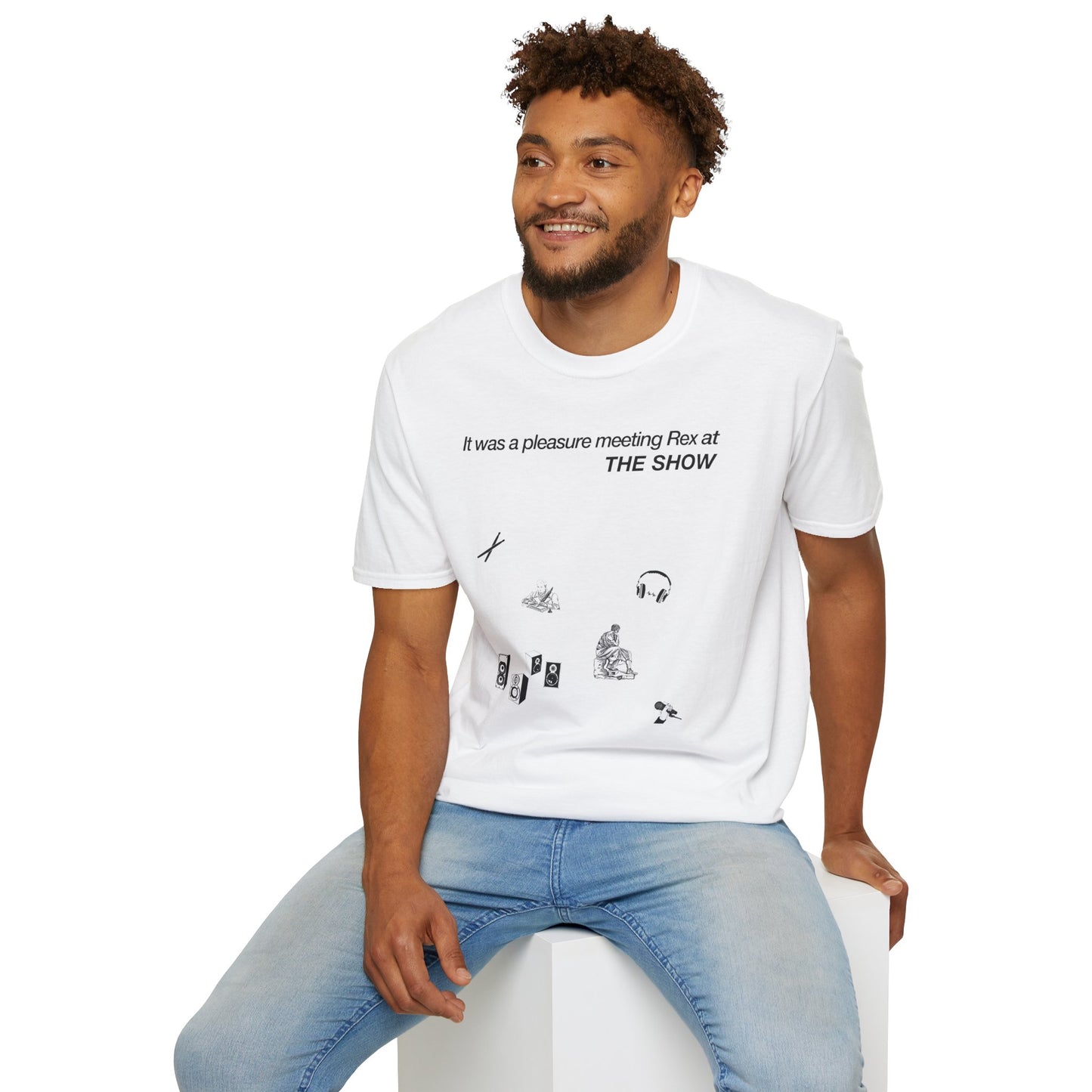 It was a pleasure meeting Rex at THE SHOW - Unisex Softstyle T-Shirt