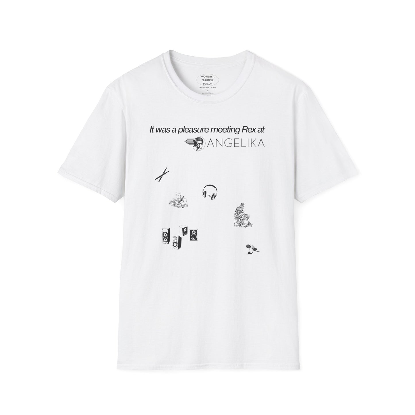 It was a pleasure meeting Rex at Angelika - Unisex Softstyle T-Shirt