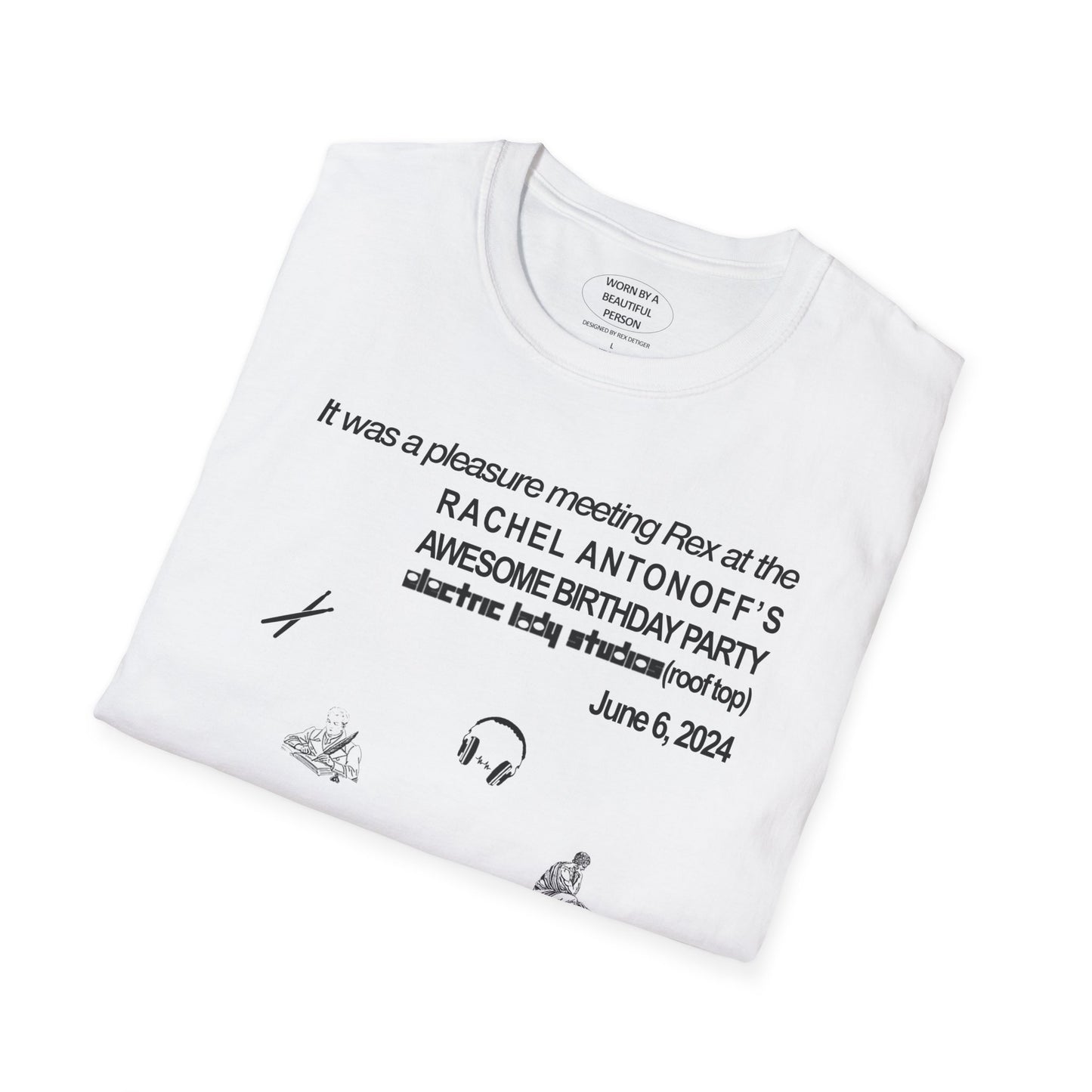 It was a pleasure meeting Rex at Rachel's Awesome Birthday Party - Unisex Softstyle T-Shirt