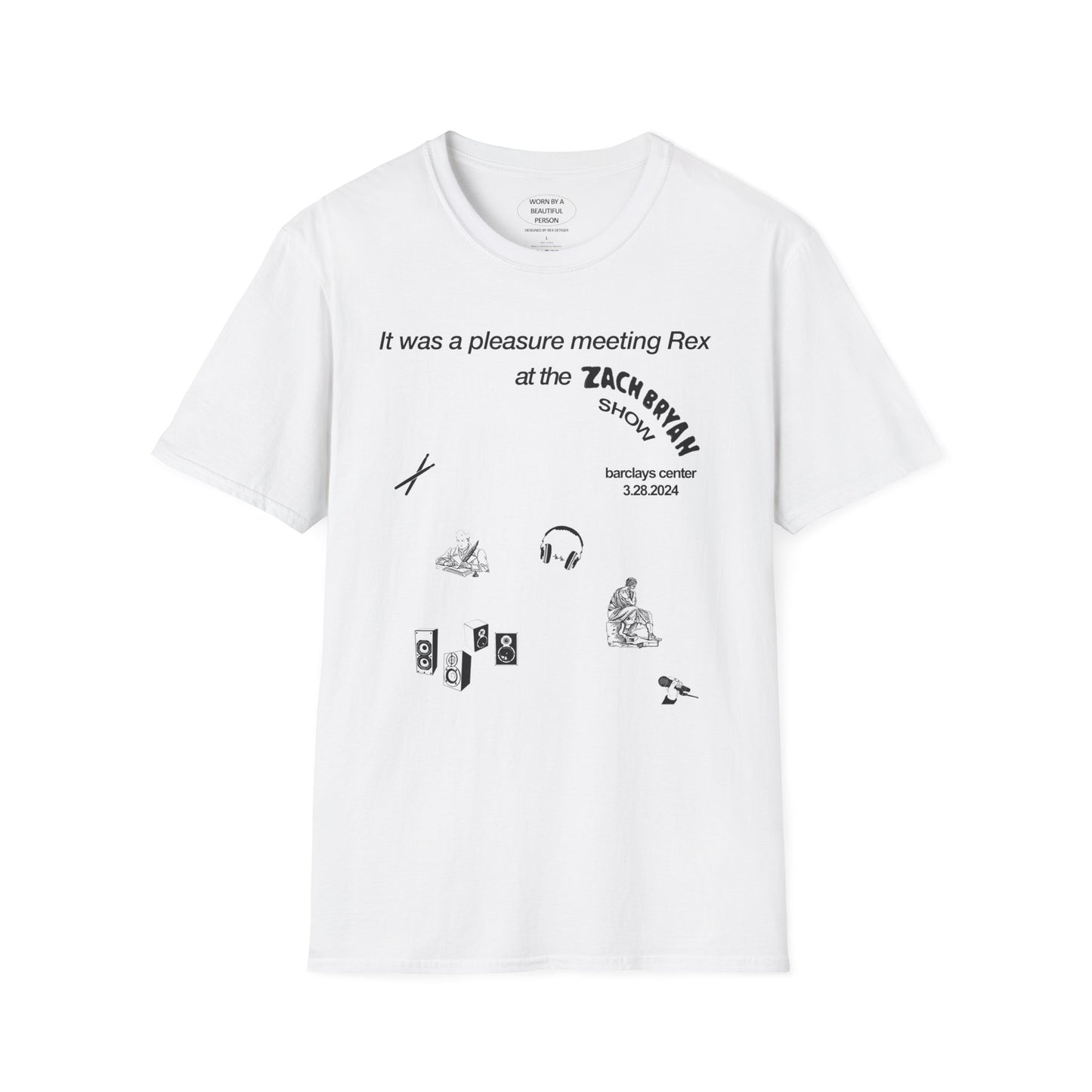 It was a pleasure meeting Rex at the ZB show - Unisex Softstyle T-Shirt