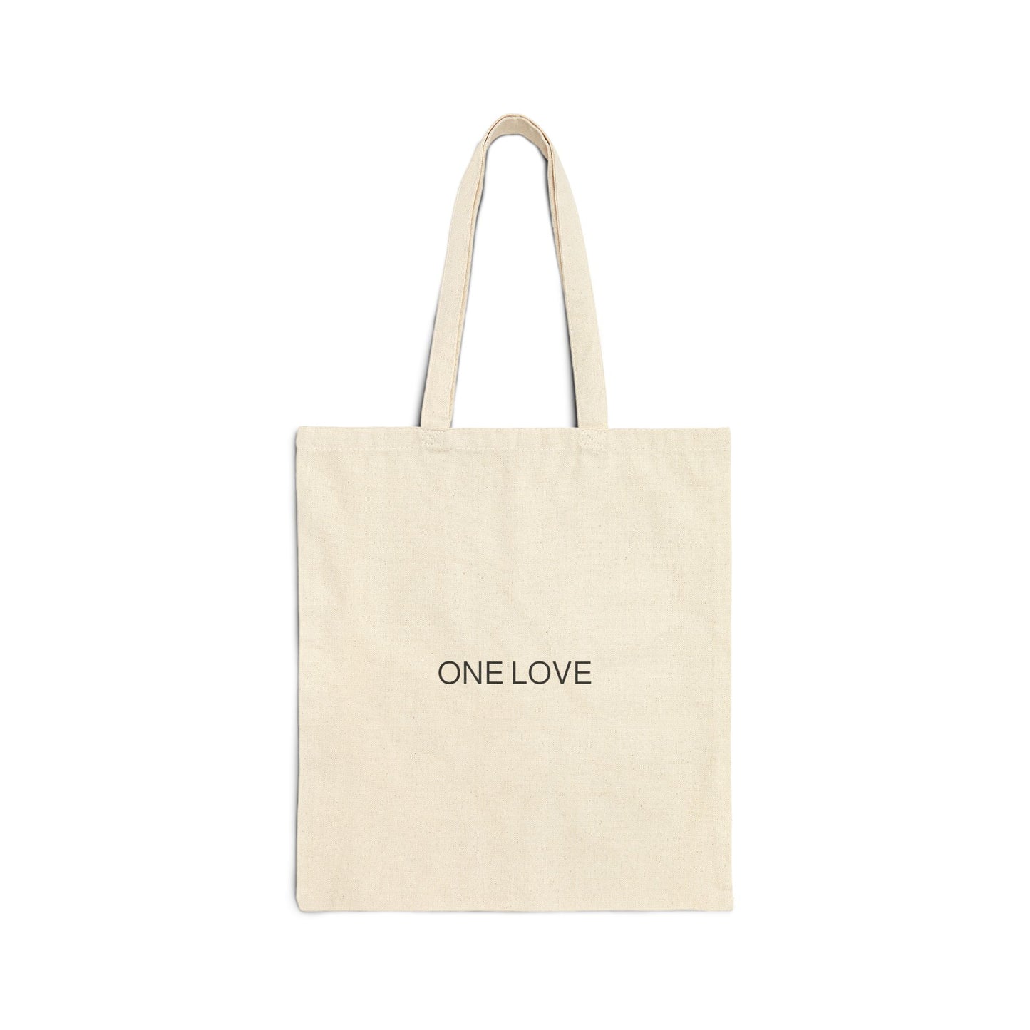 rex says bless for alexis - Cotton Canvas Tote Bag - Natural canvas and Black colors